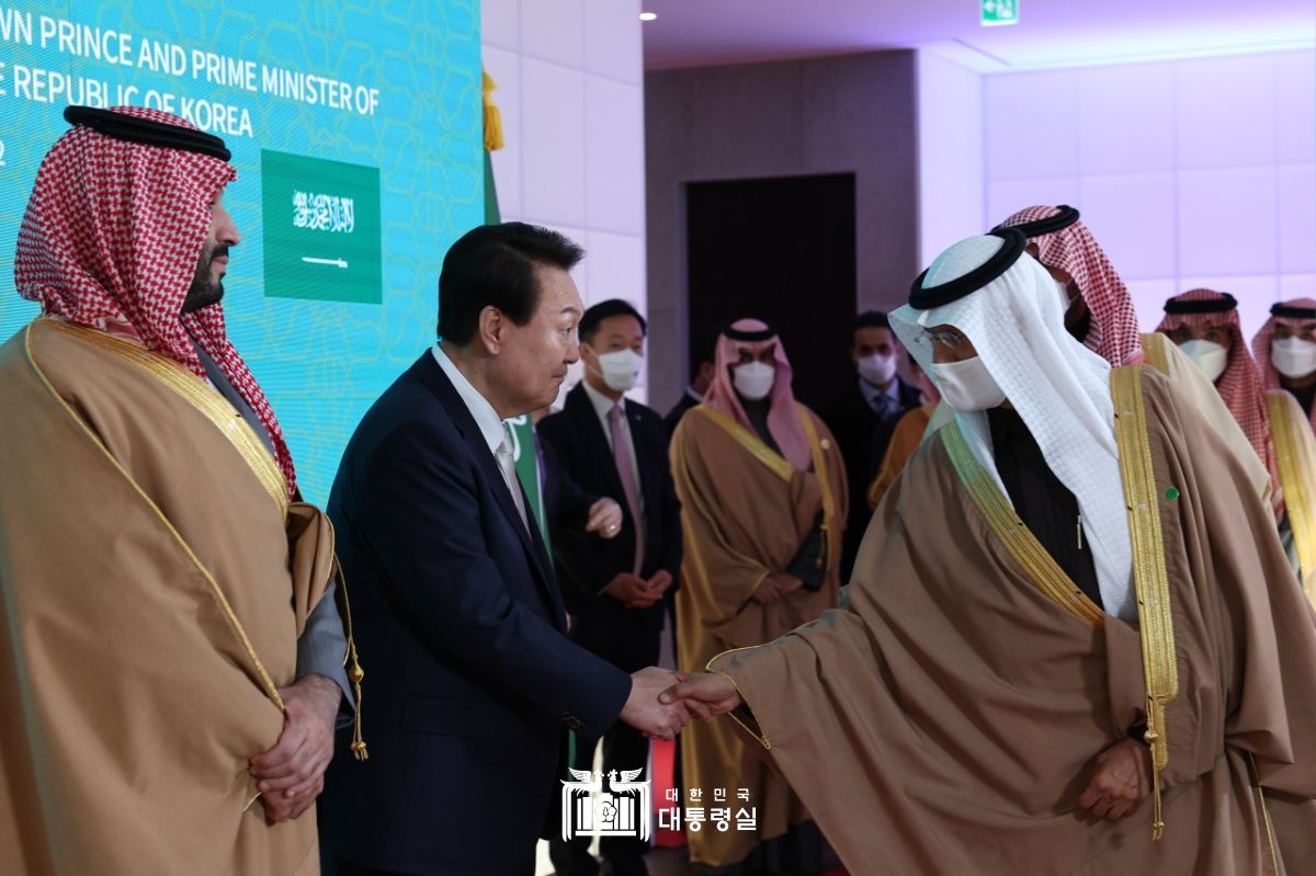 모하메드 빈살만 사우디 왕세자 겸 총리 공식방한