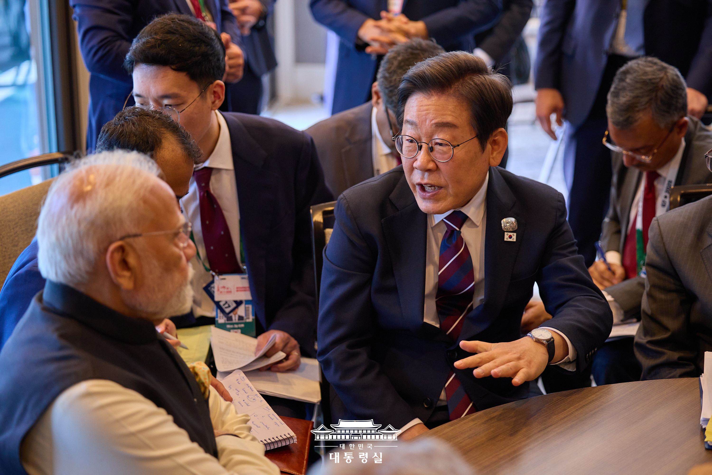 나렌드라 모디 인도 총리와 첫 정상회담4