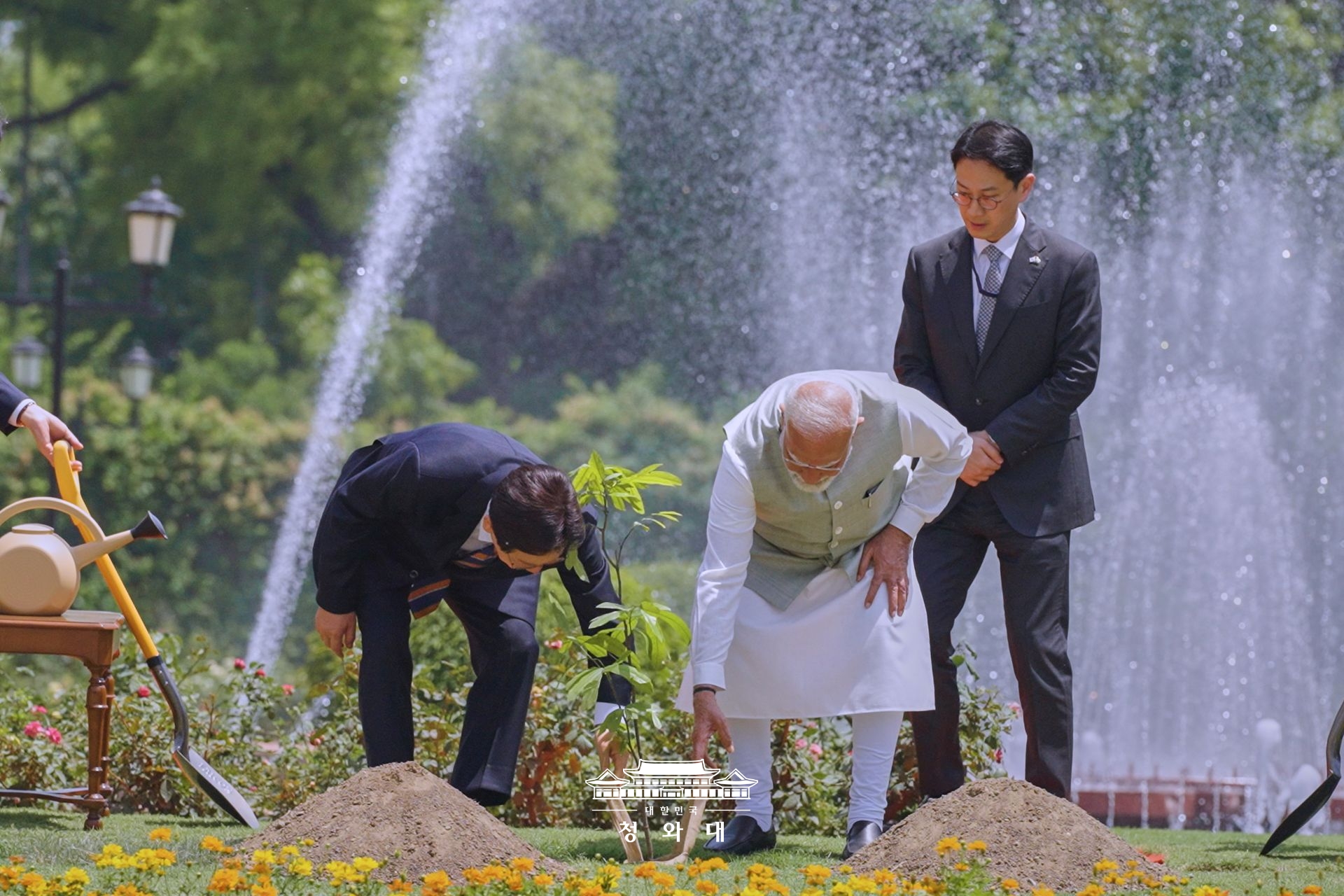 기념촬영 및 공동식수