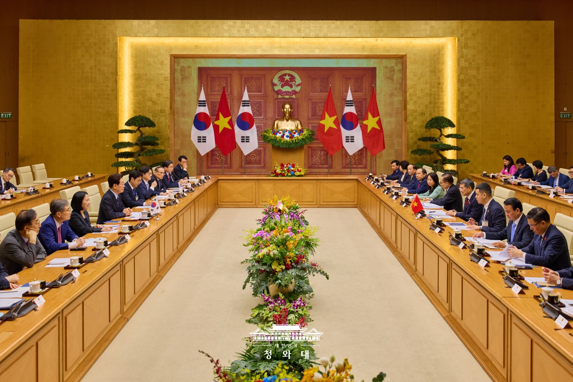 베트남 총리 면담