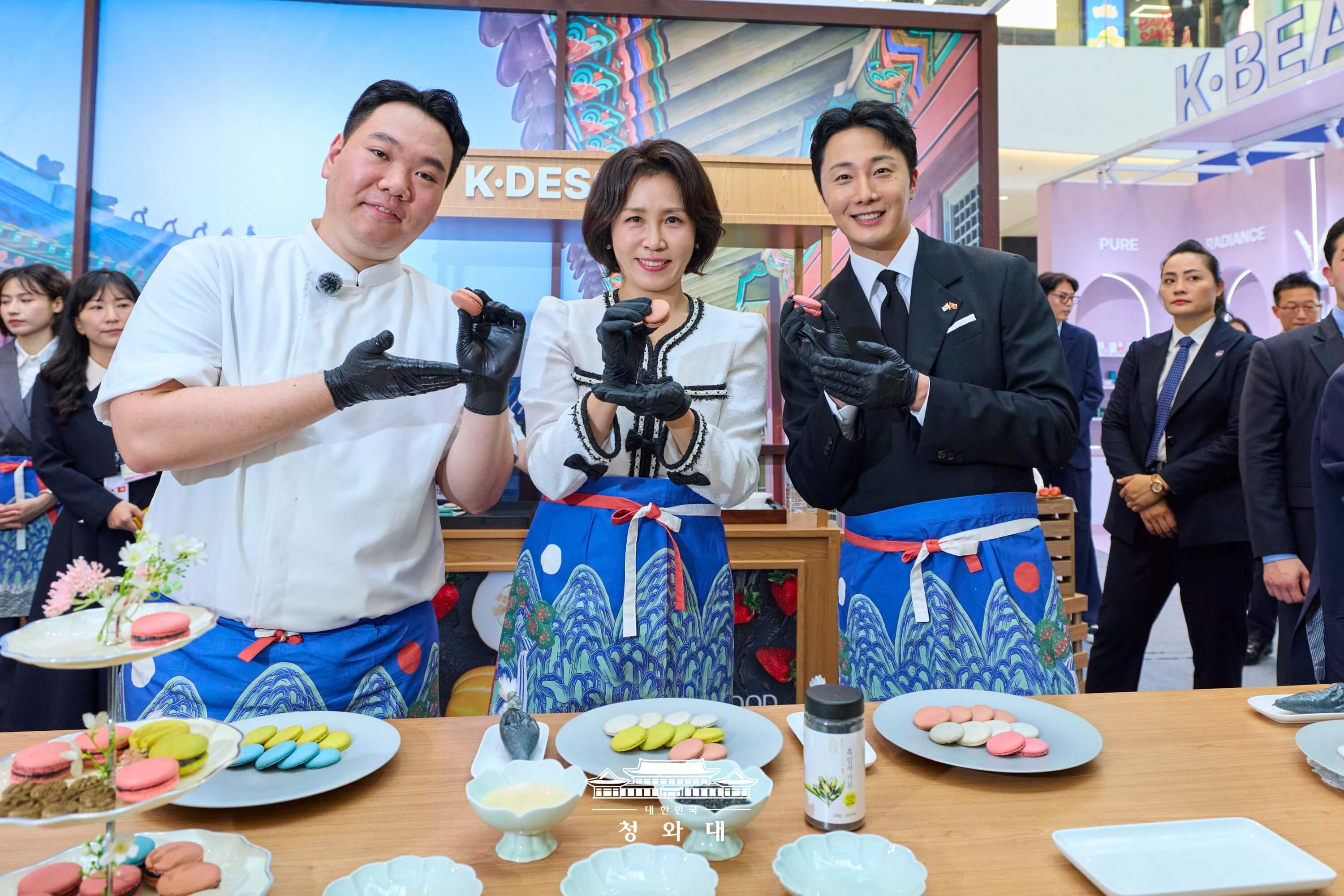 김혜경 여사, K-문화관광대전 체험