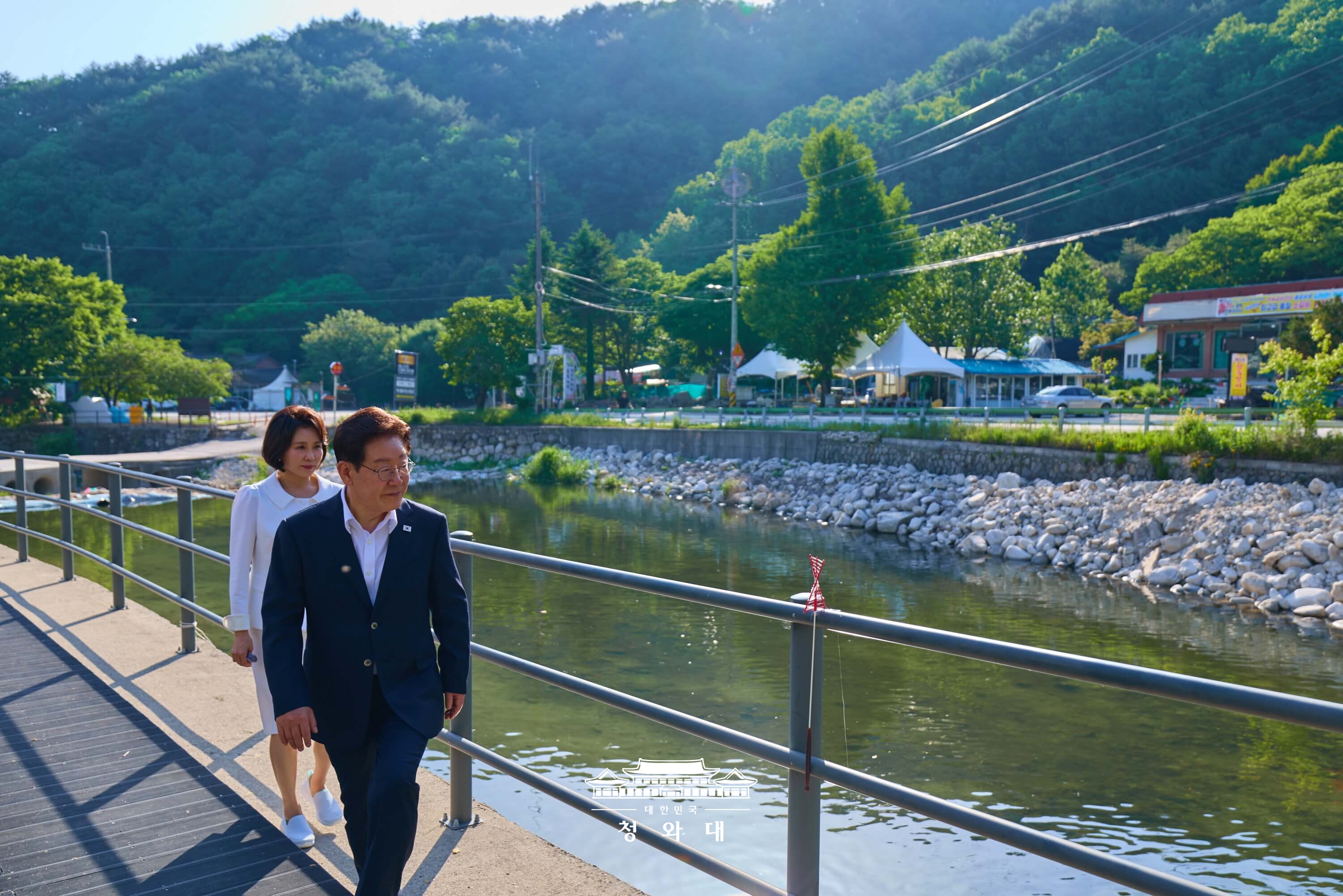 백운계곡 현장 방문