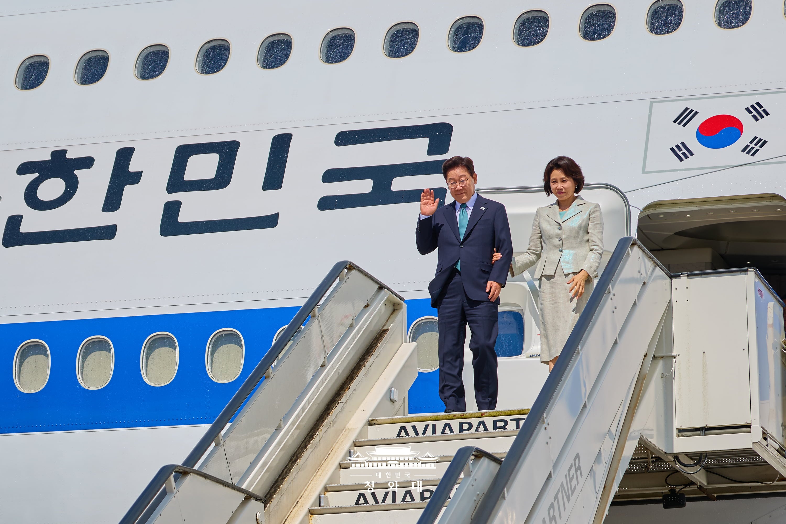 공항 도착 행사(벨기에 멜스브룩 군공항)
