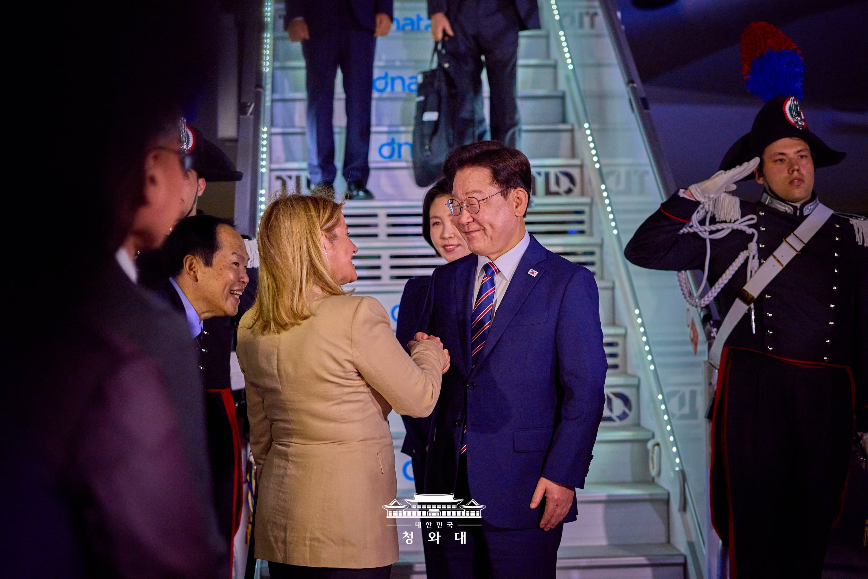공항 도착 행사(다빈치 국제공항)
