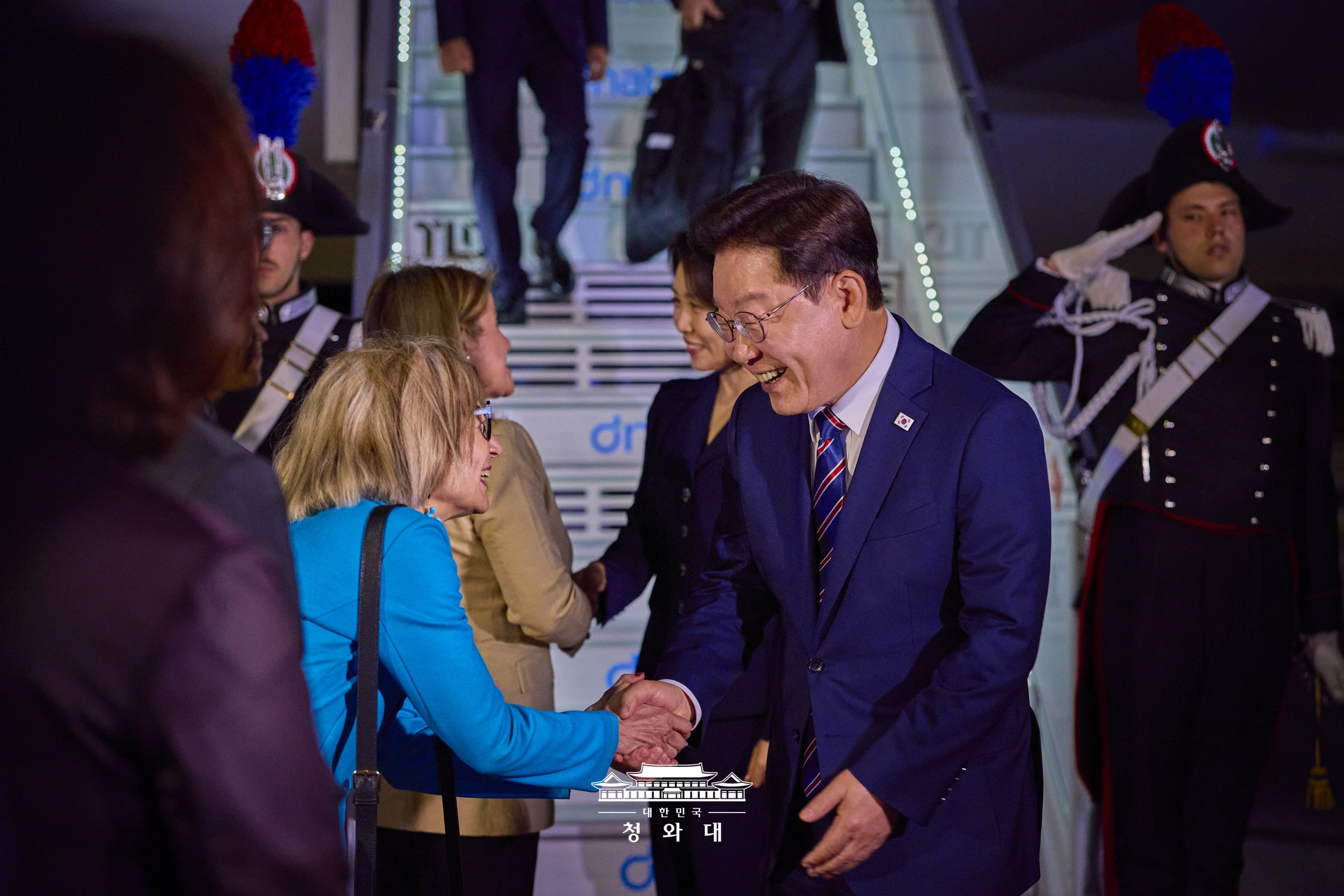 공항 도착 행사(다빈치 국제공항)