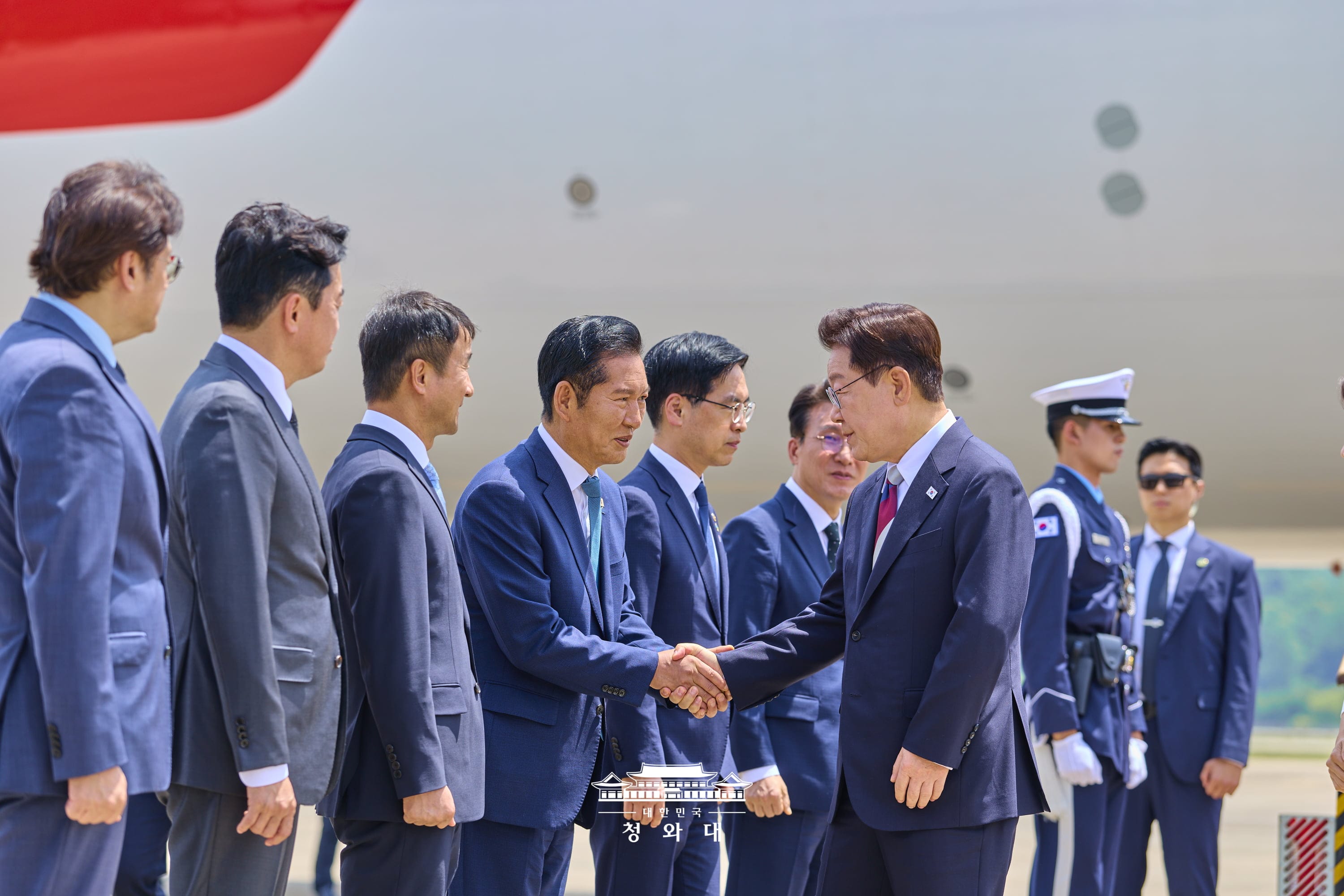 공항 도착 행사(서울공항)