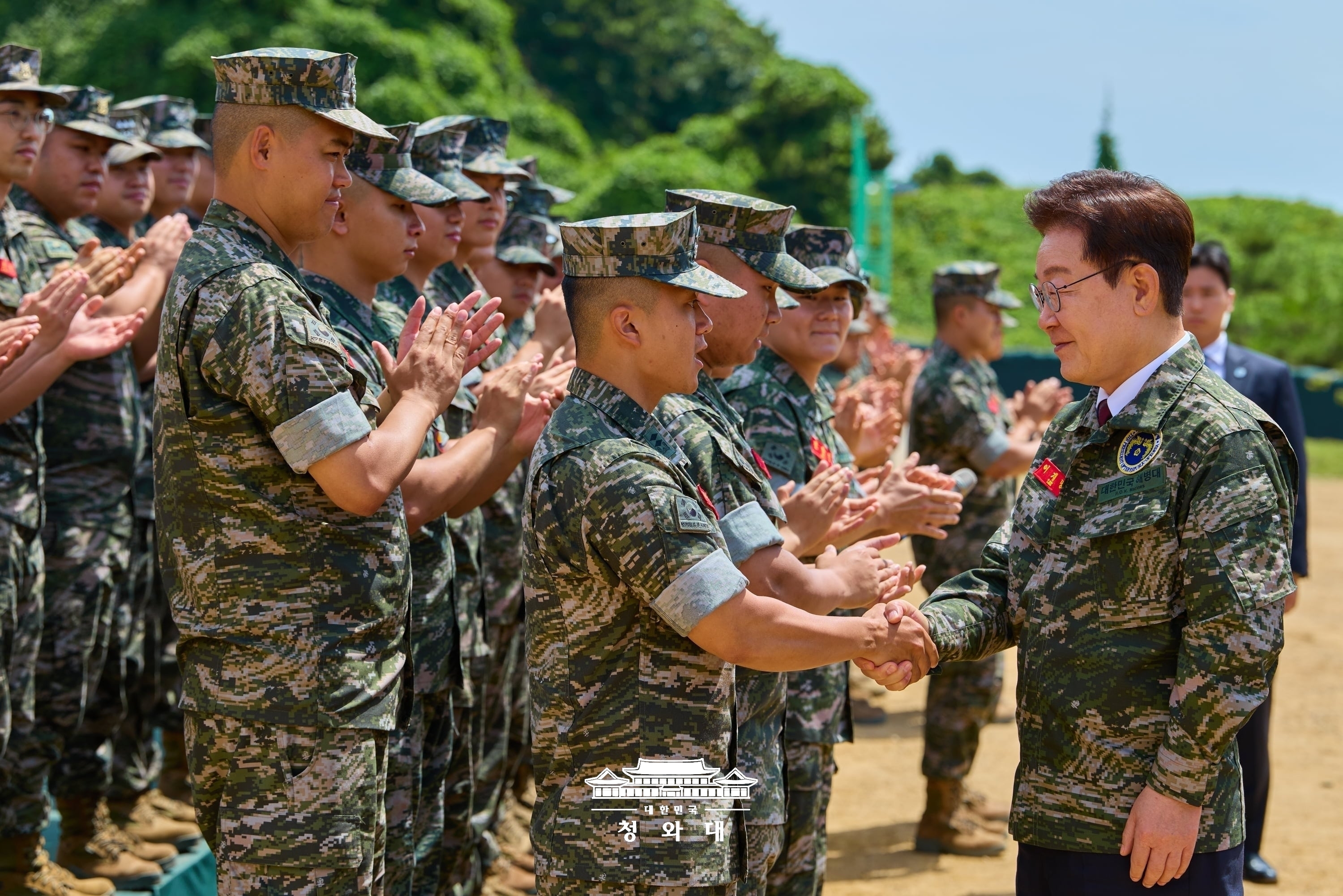 연평부대 포9대대 현장시찰