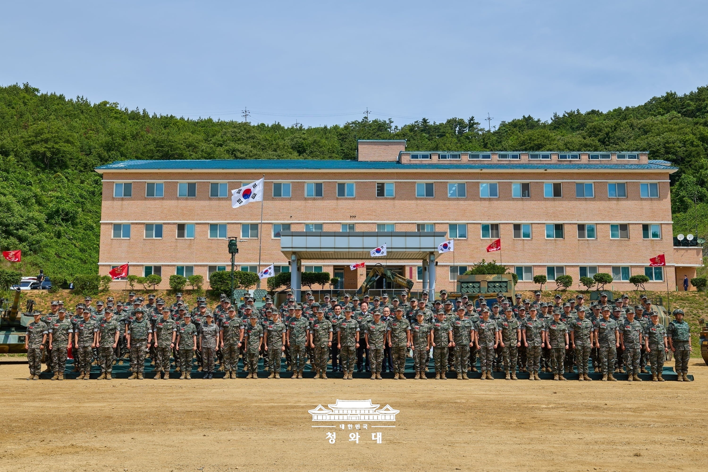 연평부대 포9대대 현장시찰