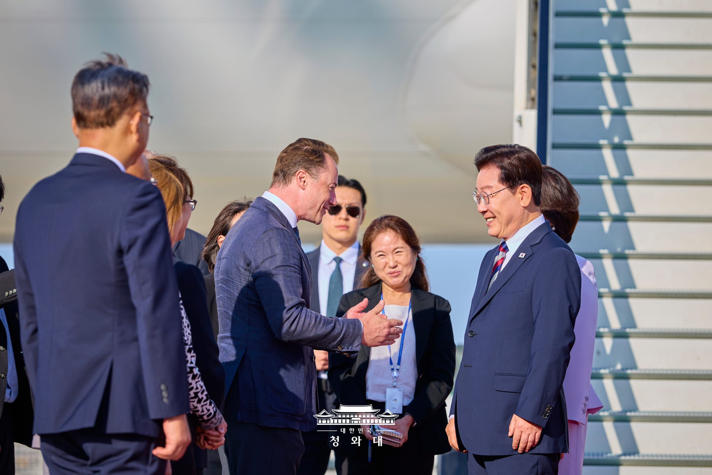 공항 도착 행사(프랑크푸르트 국제공항)2