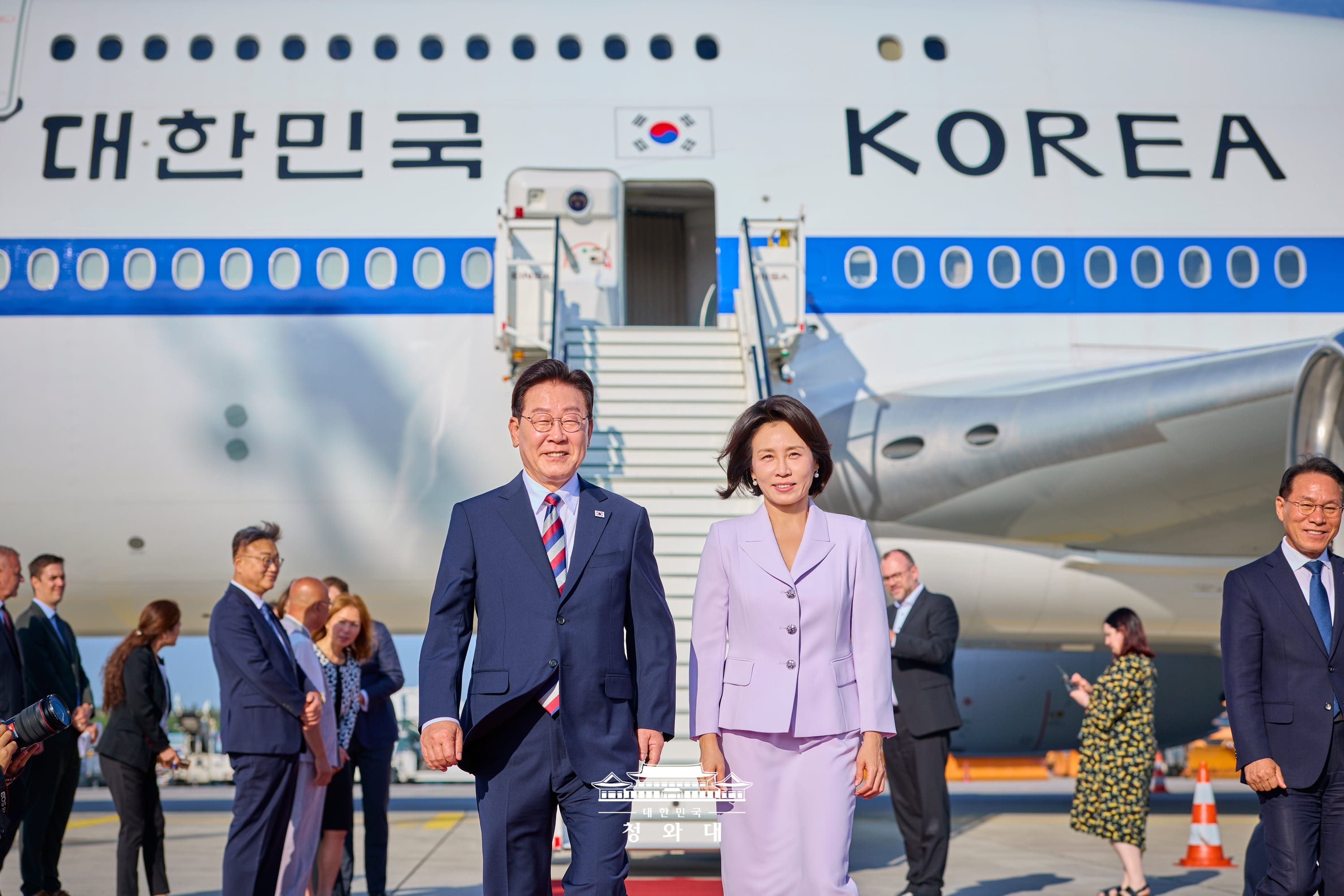 공항 도착 행사(프랑크푸르트 국제공항)3