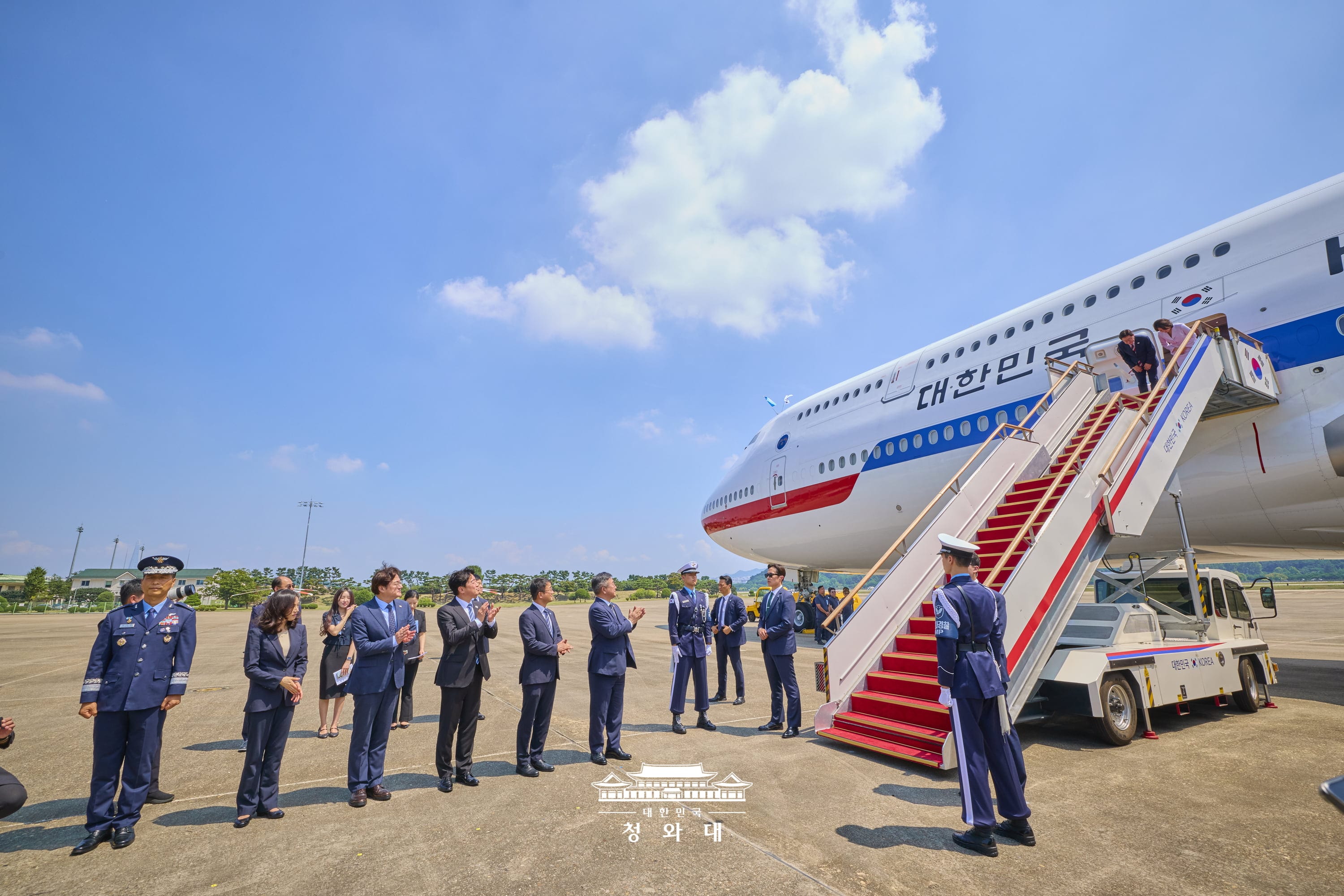 공항 도착 행사 (서울공항)1