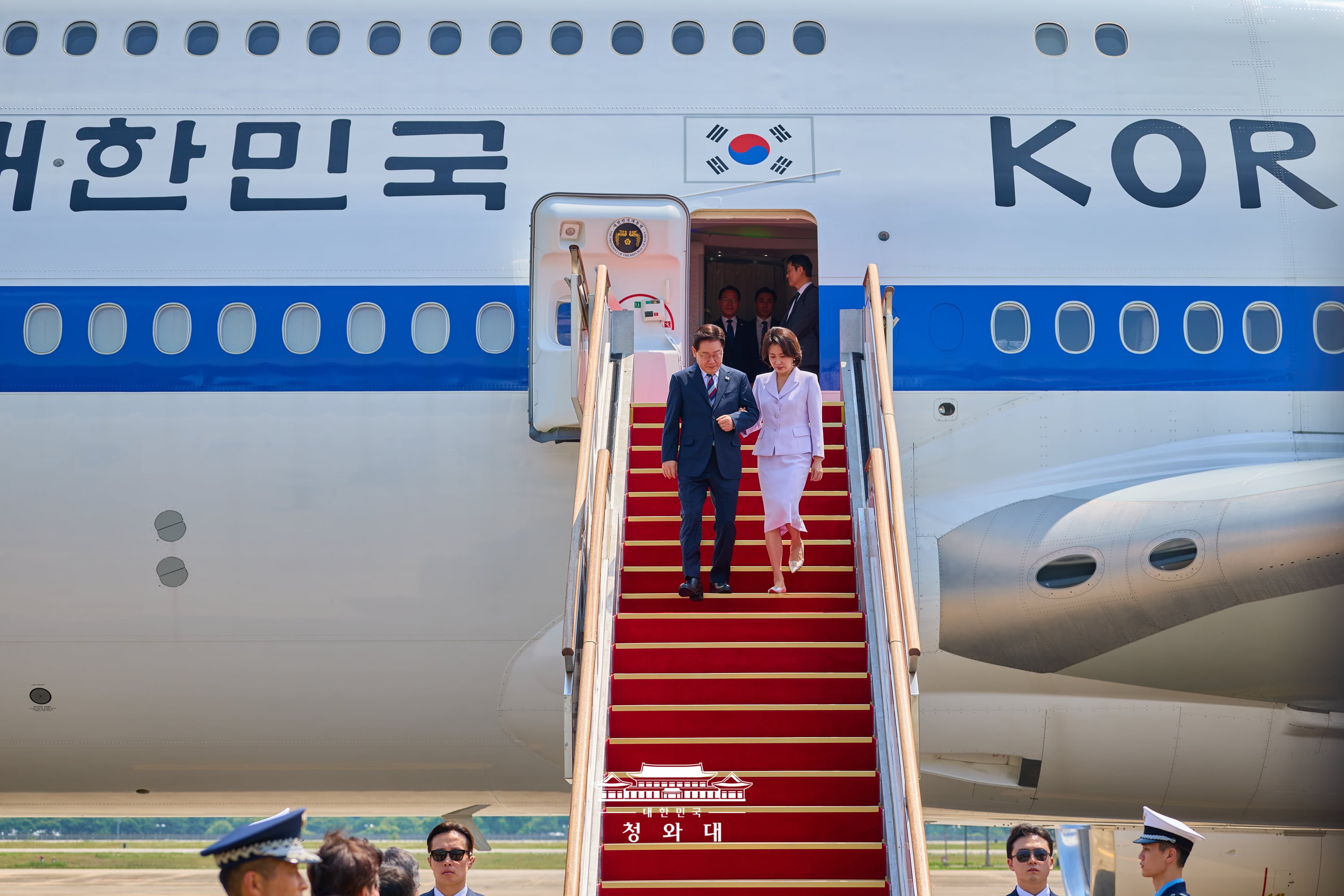 공항 도착 행사 (서울공항)3