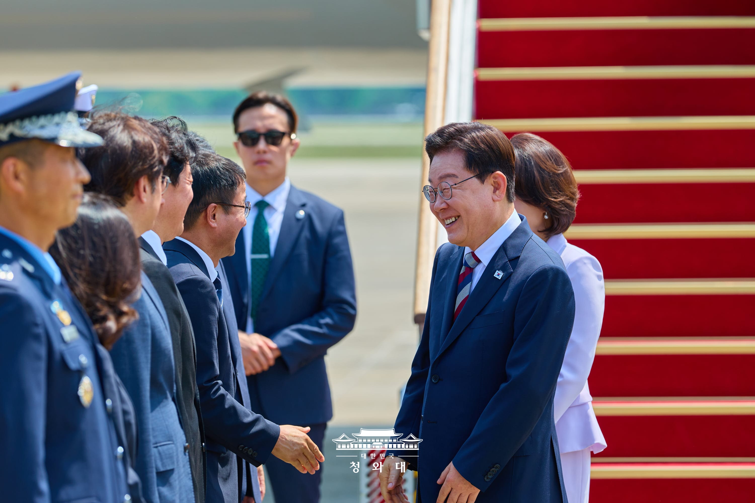 공항 도착 행사 (서울공항)4