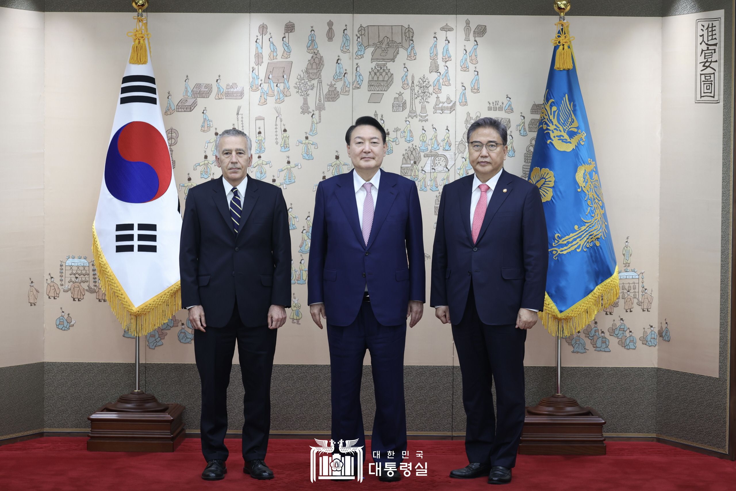 주한 미국대사 신임장 제정식 슬라이드2