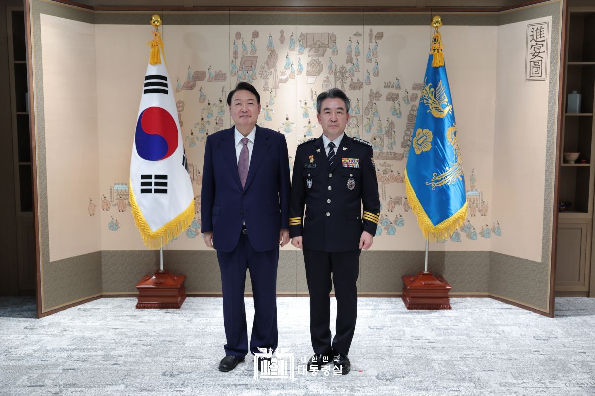경찰청장 임명장 수여식
