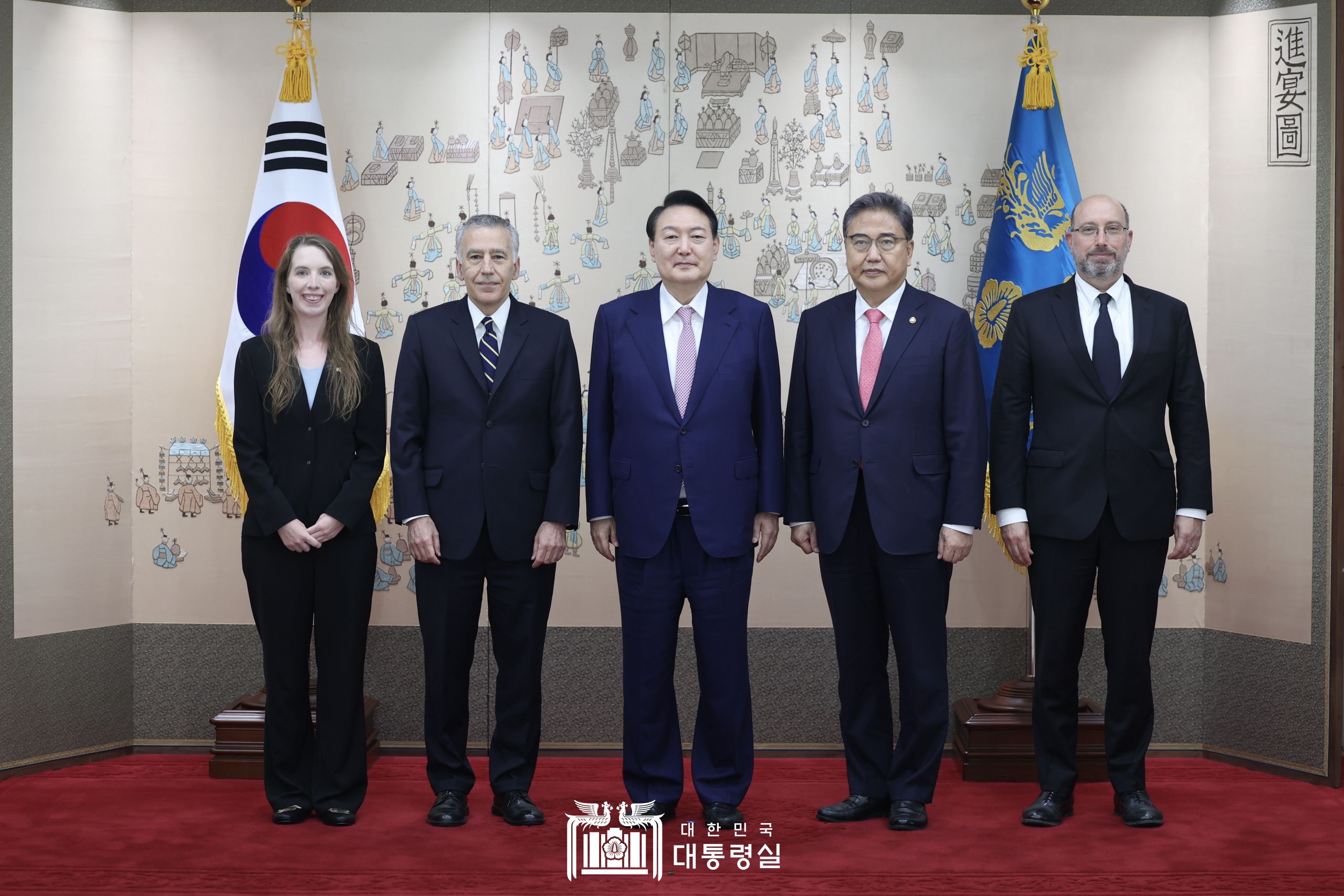 주한 미국대사 신임장 제정식 슬라이드3