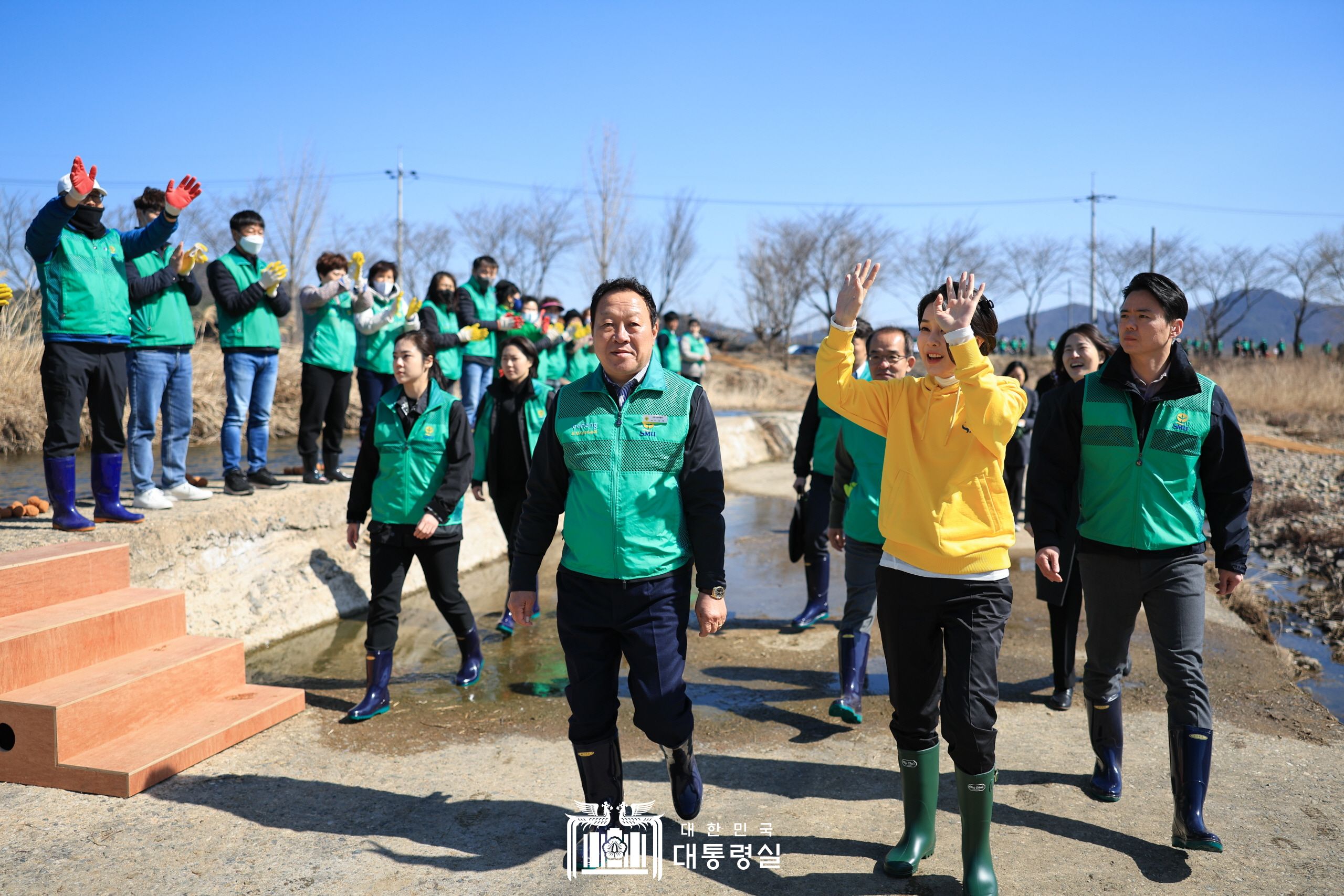 김건희 여사, 우리 바다, 우리 강 살리기 환경정화 활동