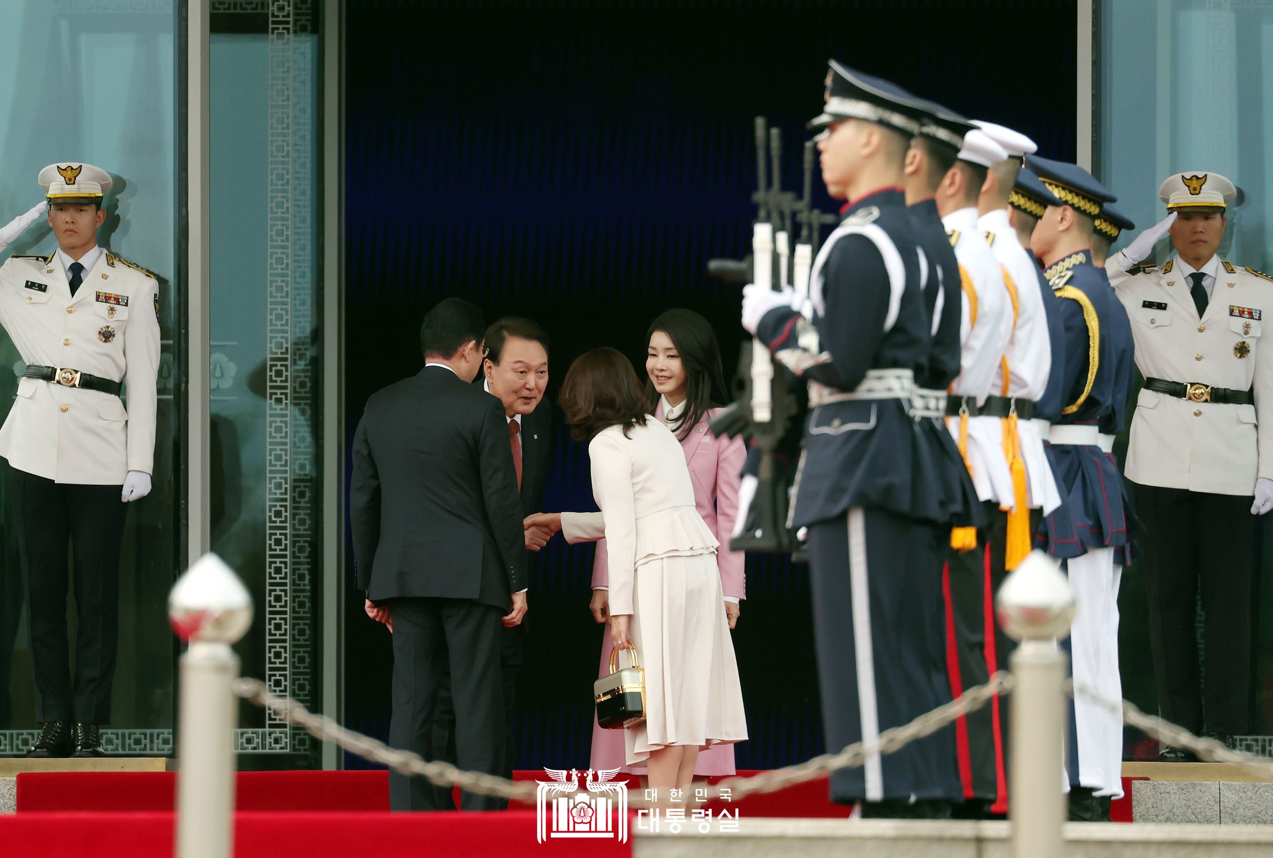 기시다 후미오 日총리 訪韓 공식 환영식