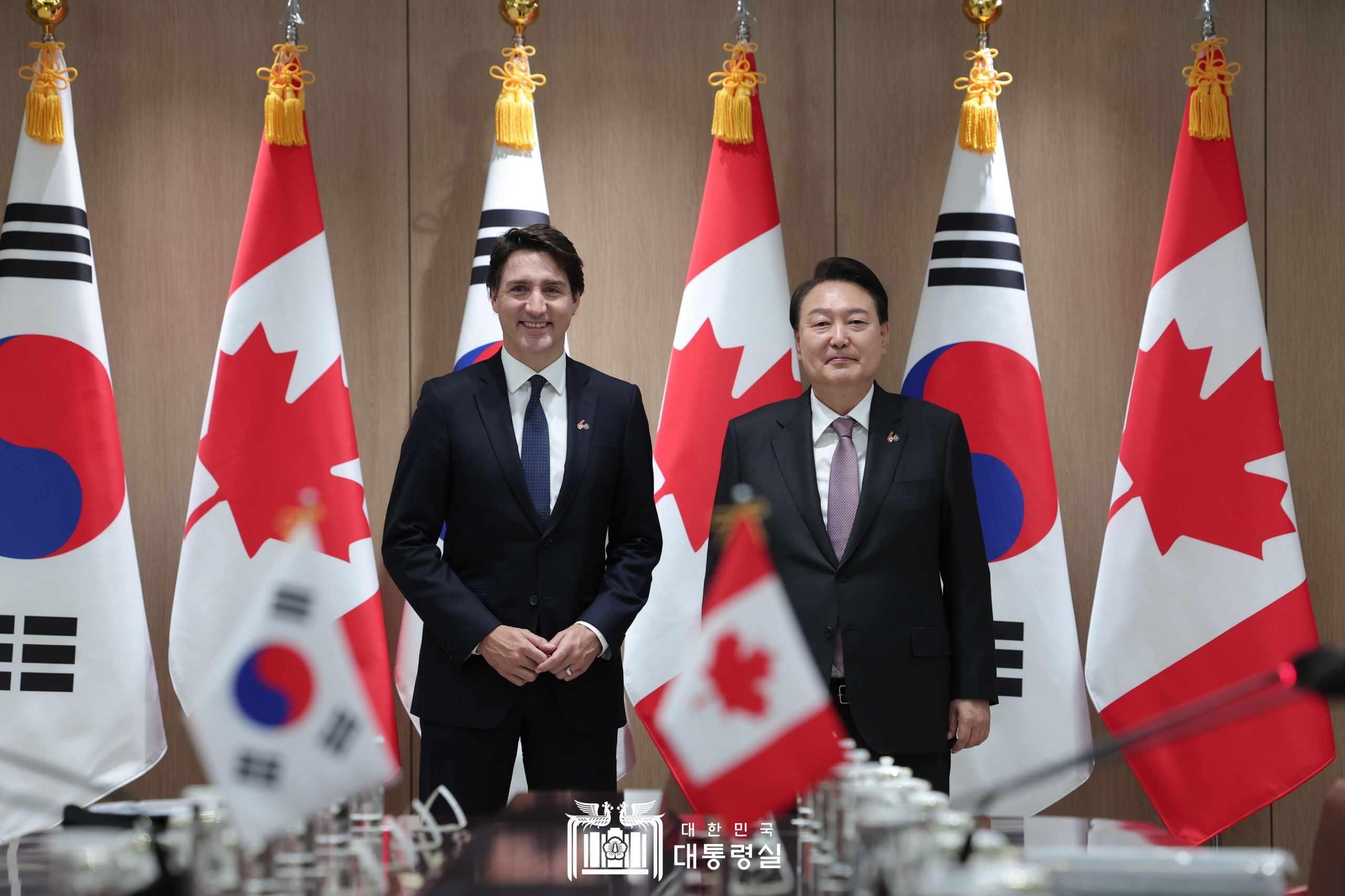 한-캐나다 정상회담(확대 회담)