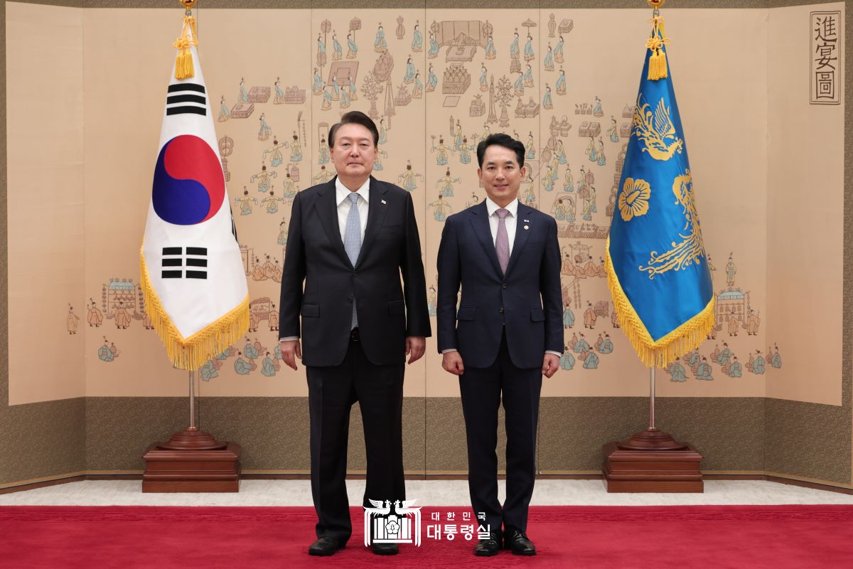 국가보훈부 장관 및 차관 임명장 수여식 사진