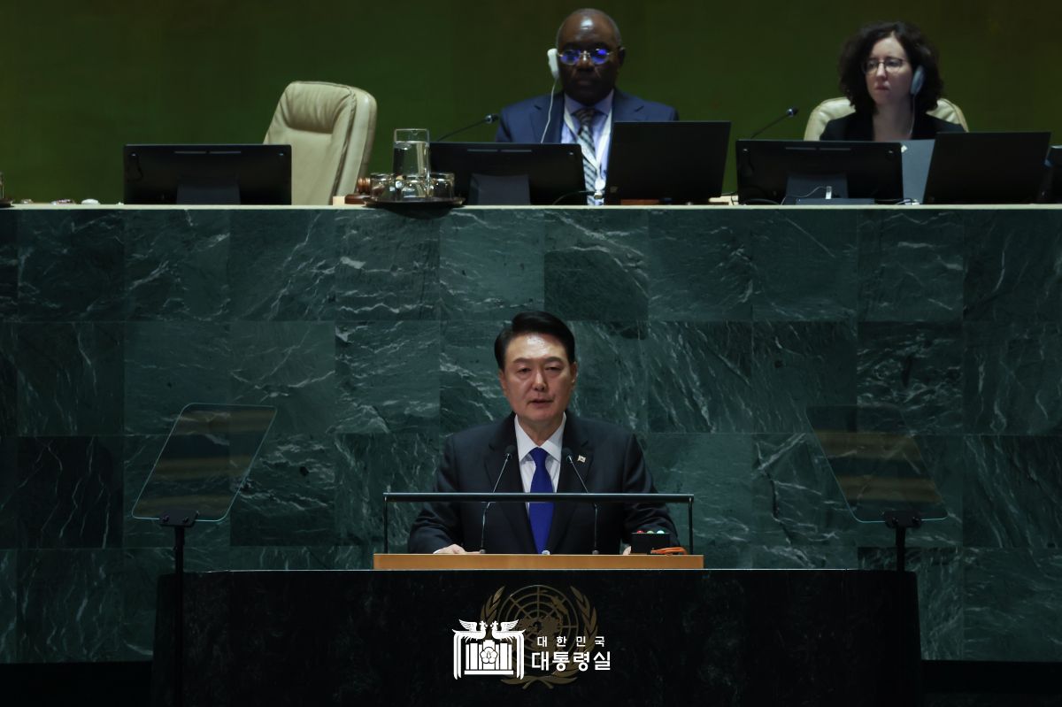"세계 모든 국가가 상생하기 위해 국제사회가 강력히 연대하고, 유엔이 그 중심에 서야"