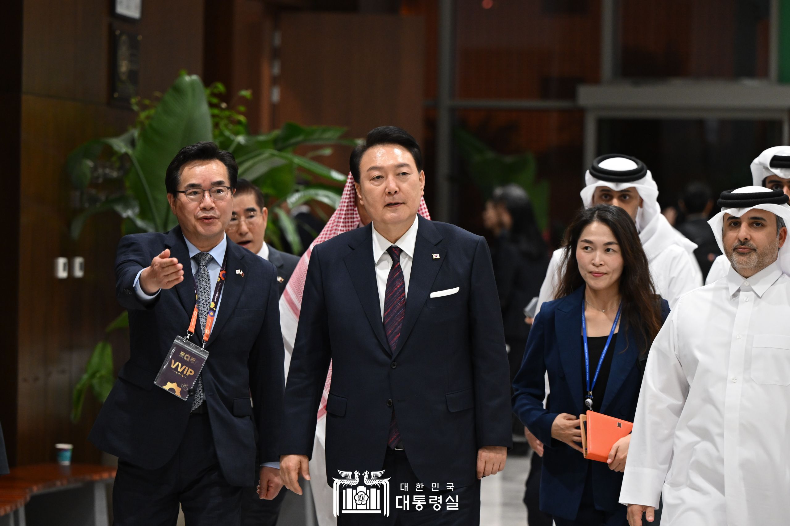 도하 국제원예박람회 한국관 개관식