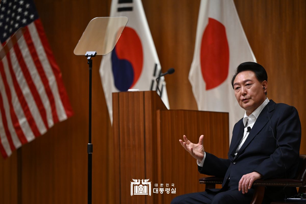 "한미일 3국이 연대와 의지로 열어갈 새 시대에 미래의 혁신가인 여러분이 마음껏 도전하고 성장하길" 썸네일