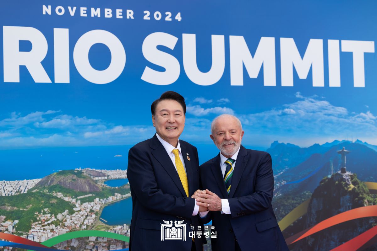 리우데자네이루 G20 정상회의장 도착