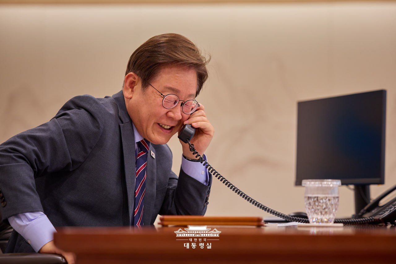 한국·호주 정상 통화2