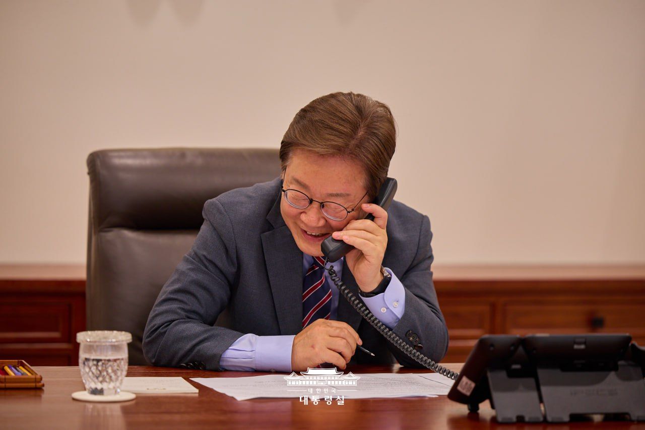 한국·호주 정상 통화3