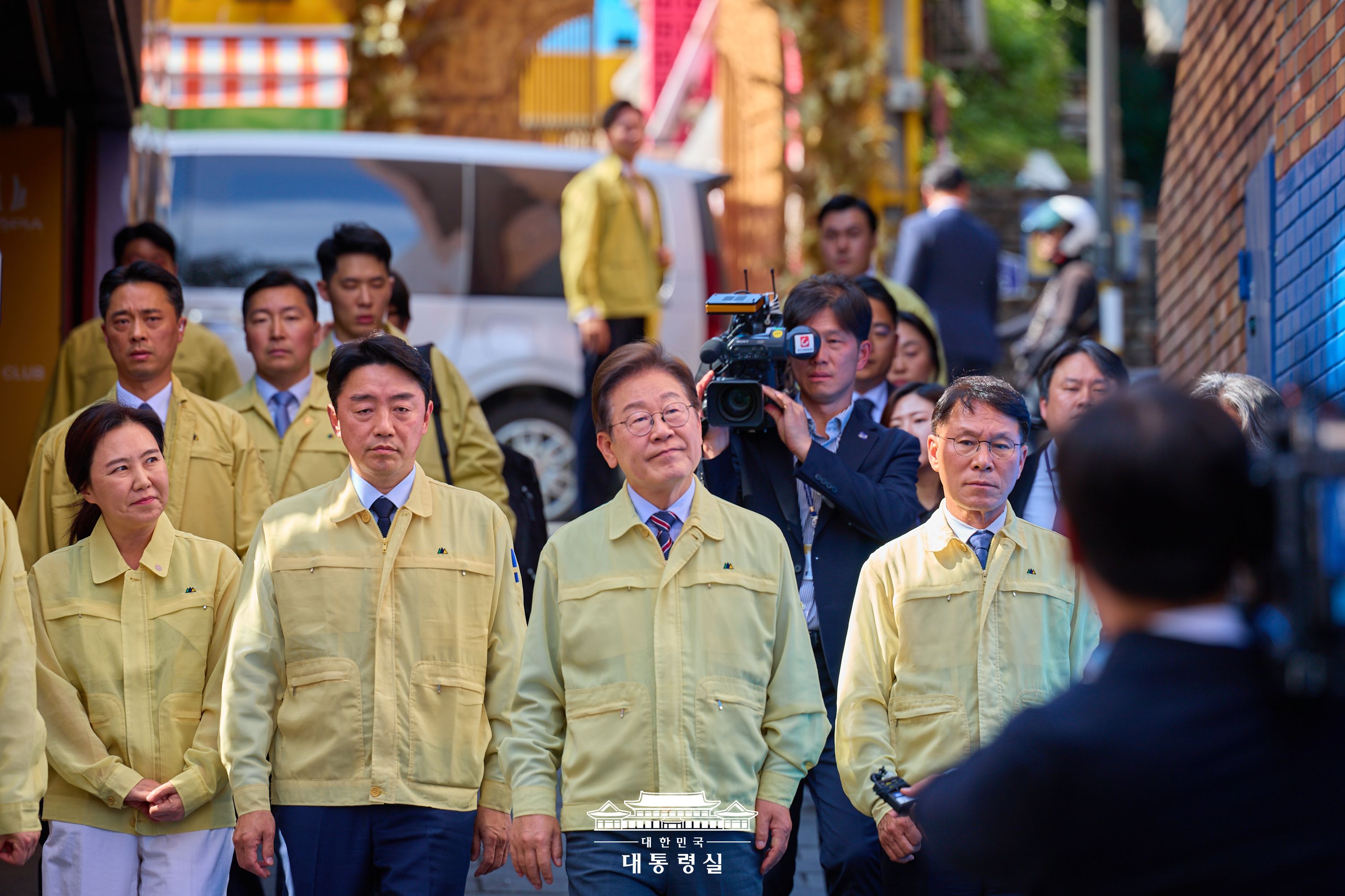 이태원 참사 현장을 찾은 이재명 대통령3