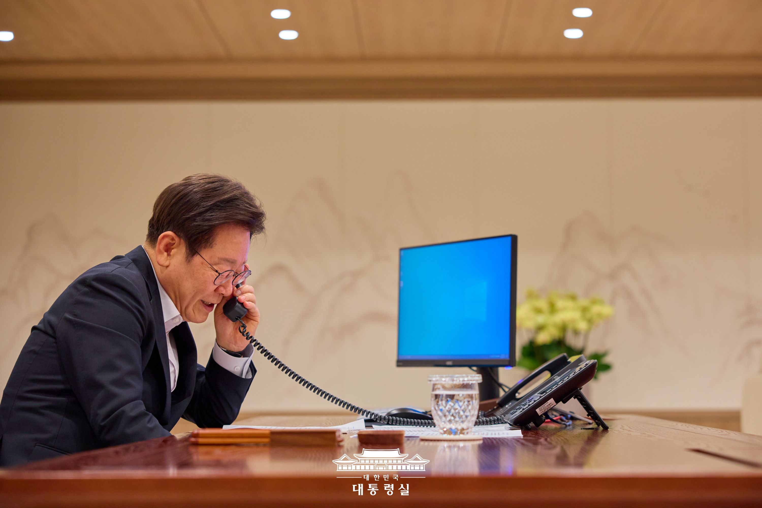 대통령실 사진 자료실, 한국·튀르키예 정상 통화 2
