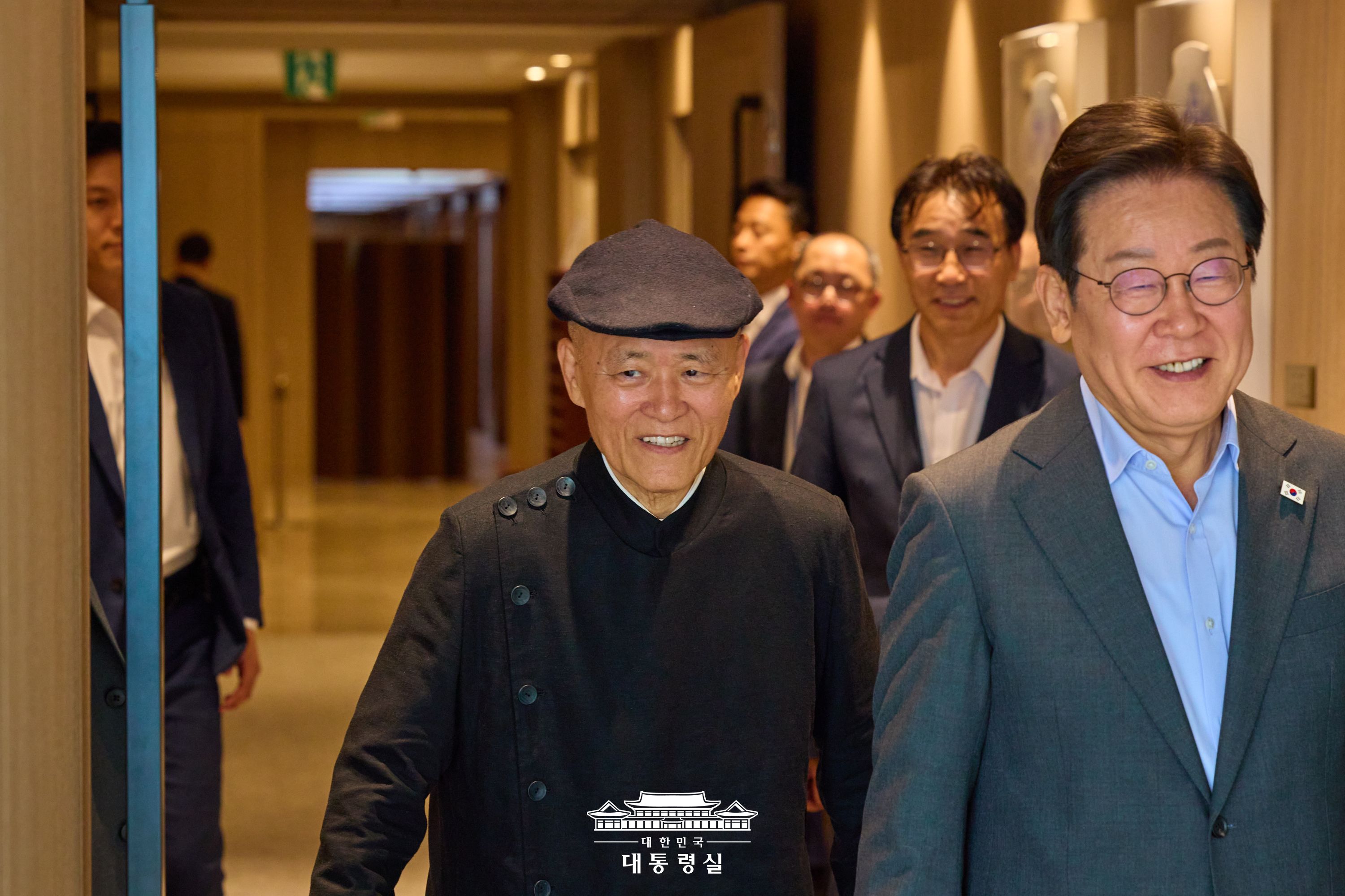 대통령실 사진 자료실, 도올 김용옥 선생 접견 1