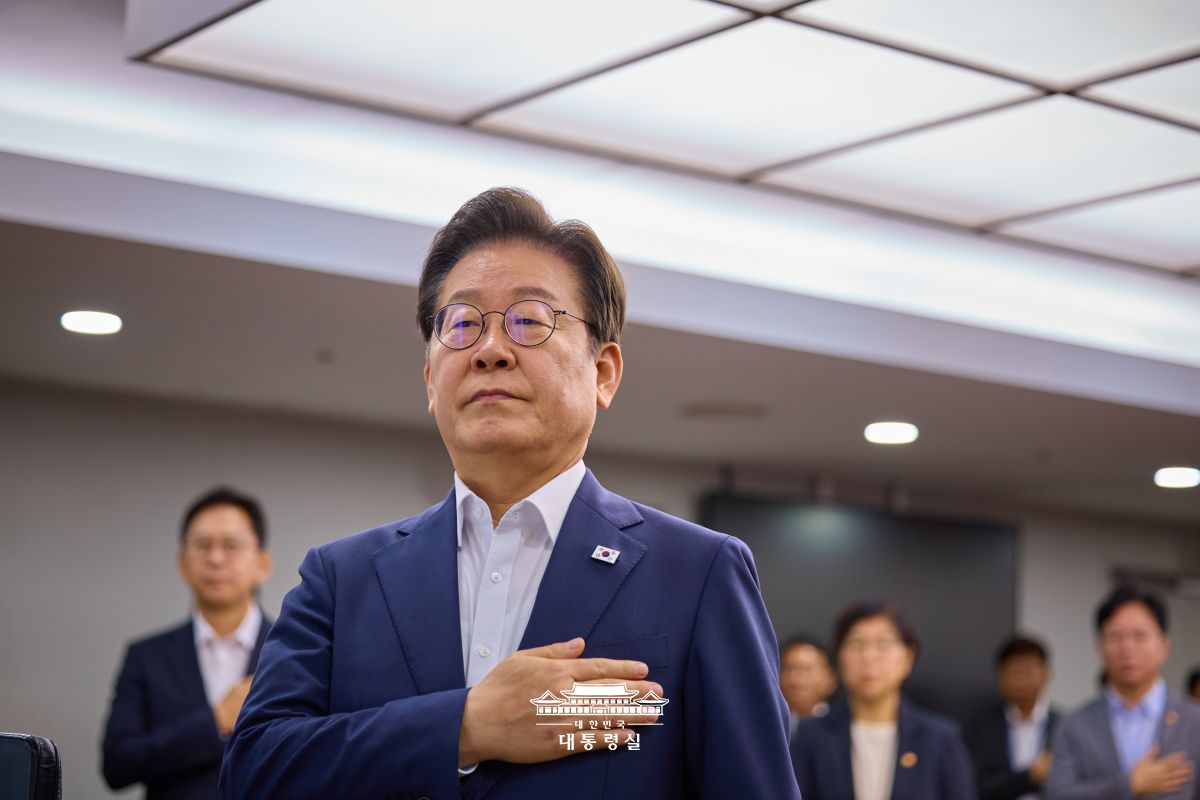 2025년 7월 31일 국민 여러분께 보고드립니다 사진