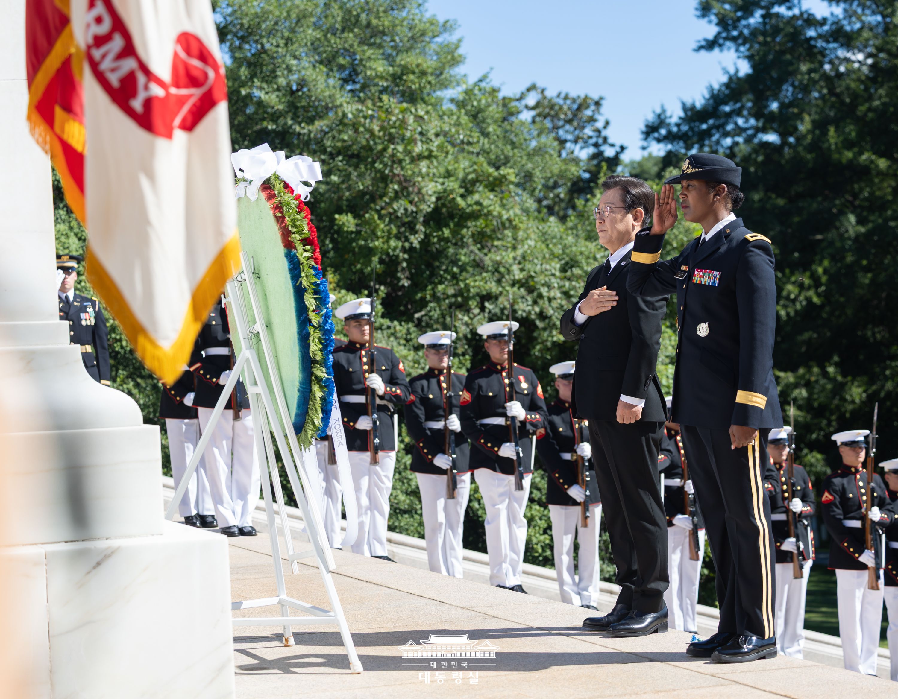 알링턴 국립묘지 헌화 슬라이드8