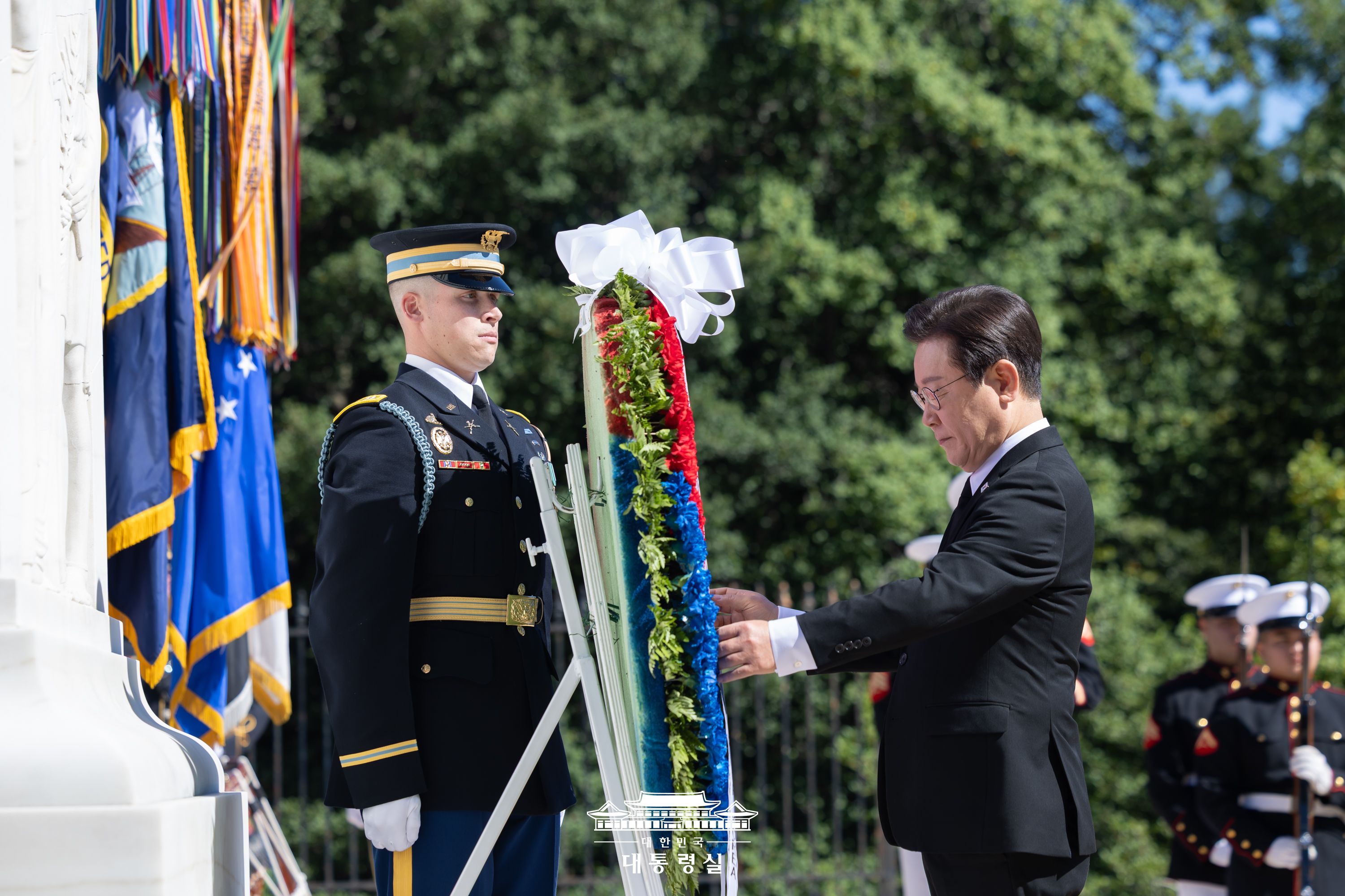 알링턴 국립묘지 헌화 슬라이드7