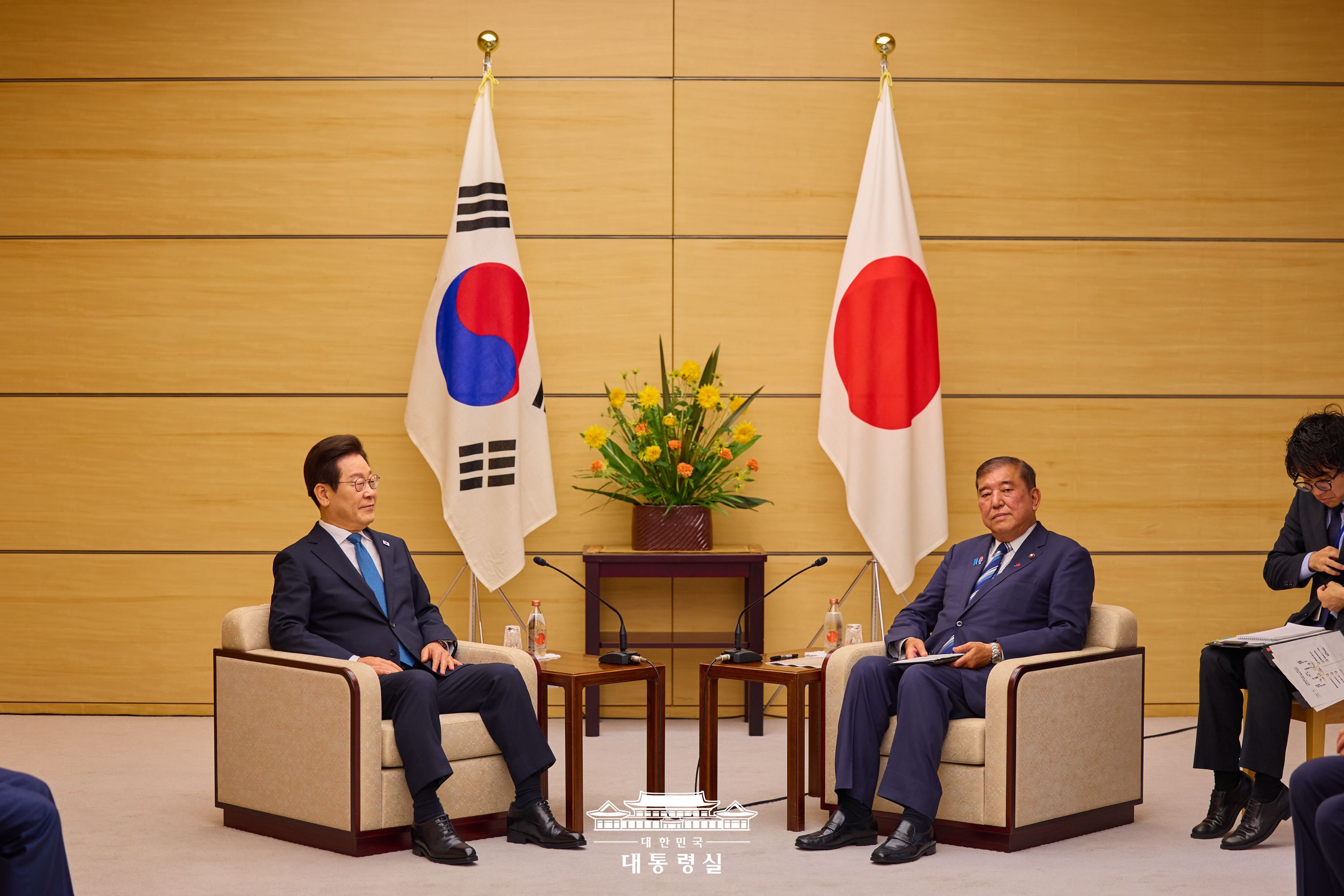 한·일 정상회담 소인수회담 슬라이드2