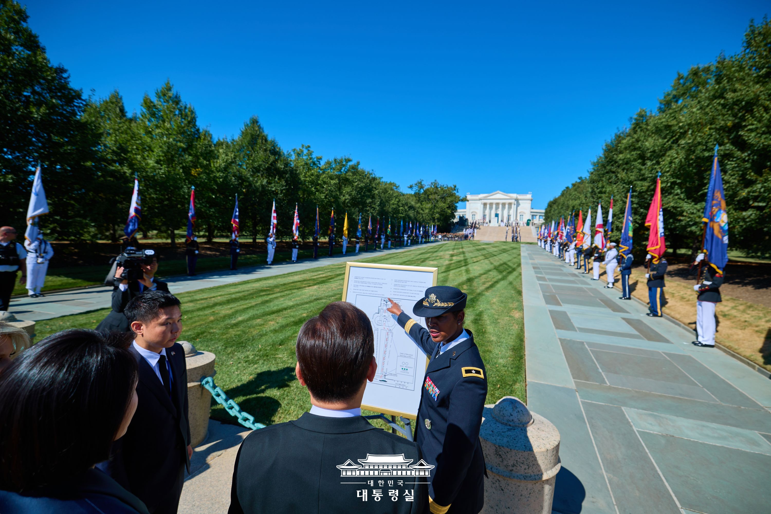 알링턴 국립묘지 헌화 슬라이드2