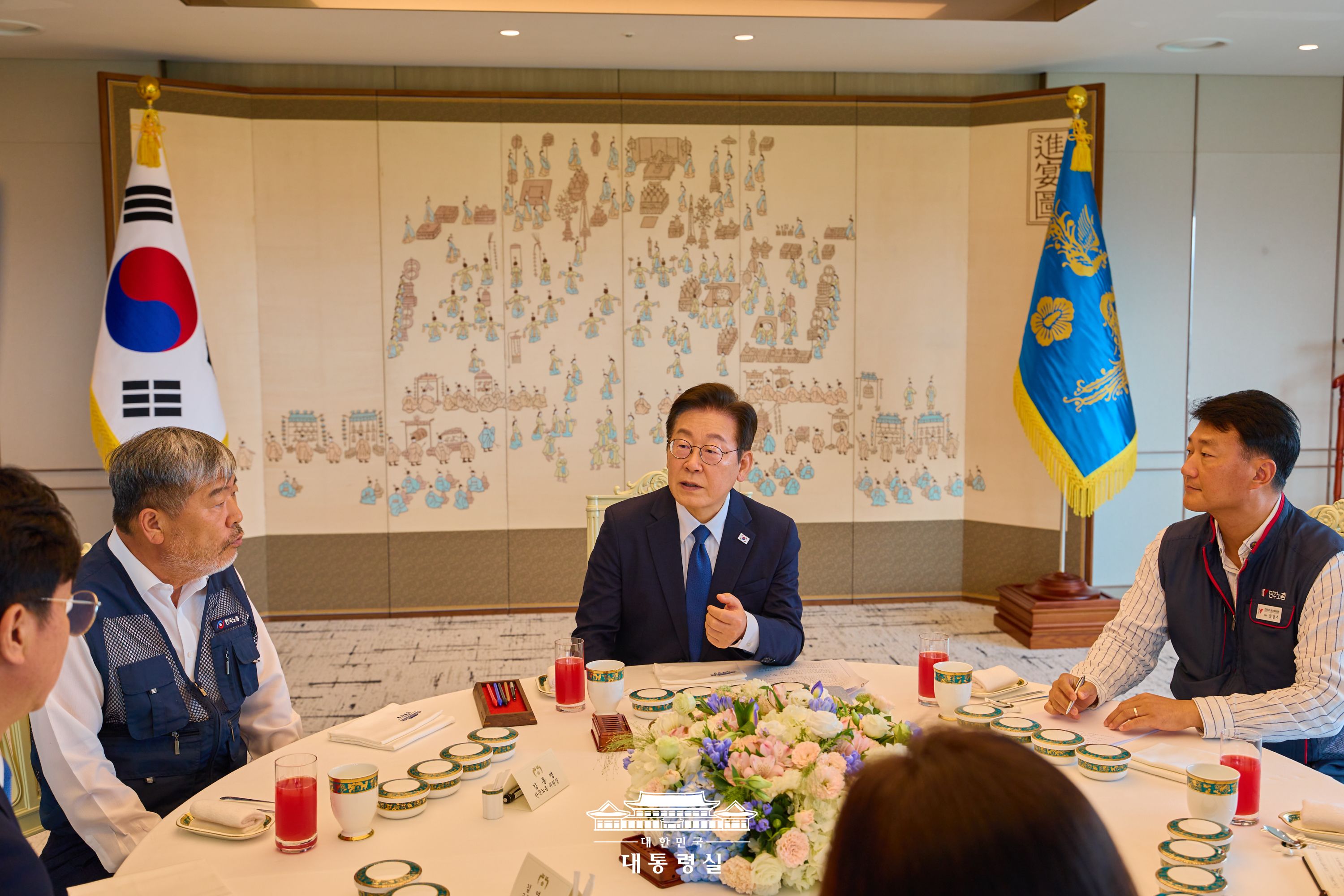 양대 노총 위원장 오찬 슬라이드3