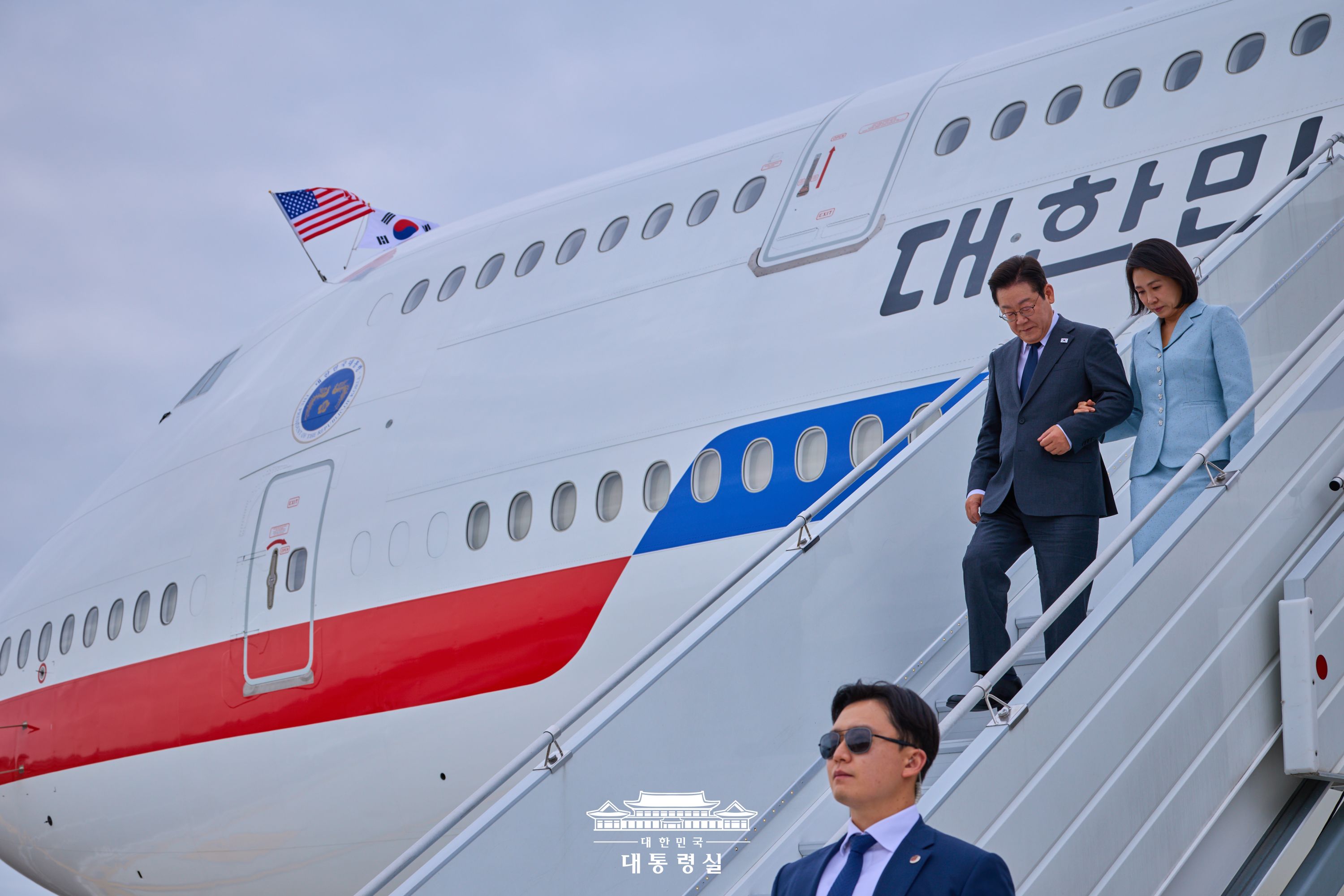 뉴욕 JFK 공항 도착 행사 슬라이드1
