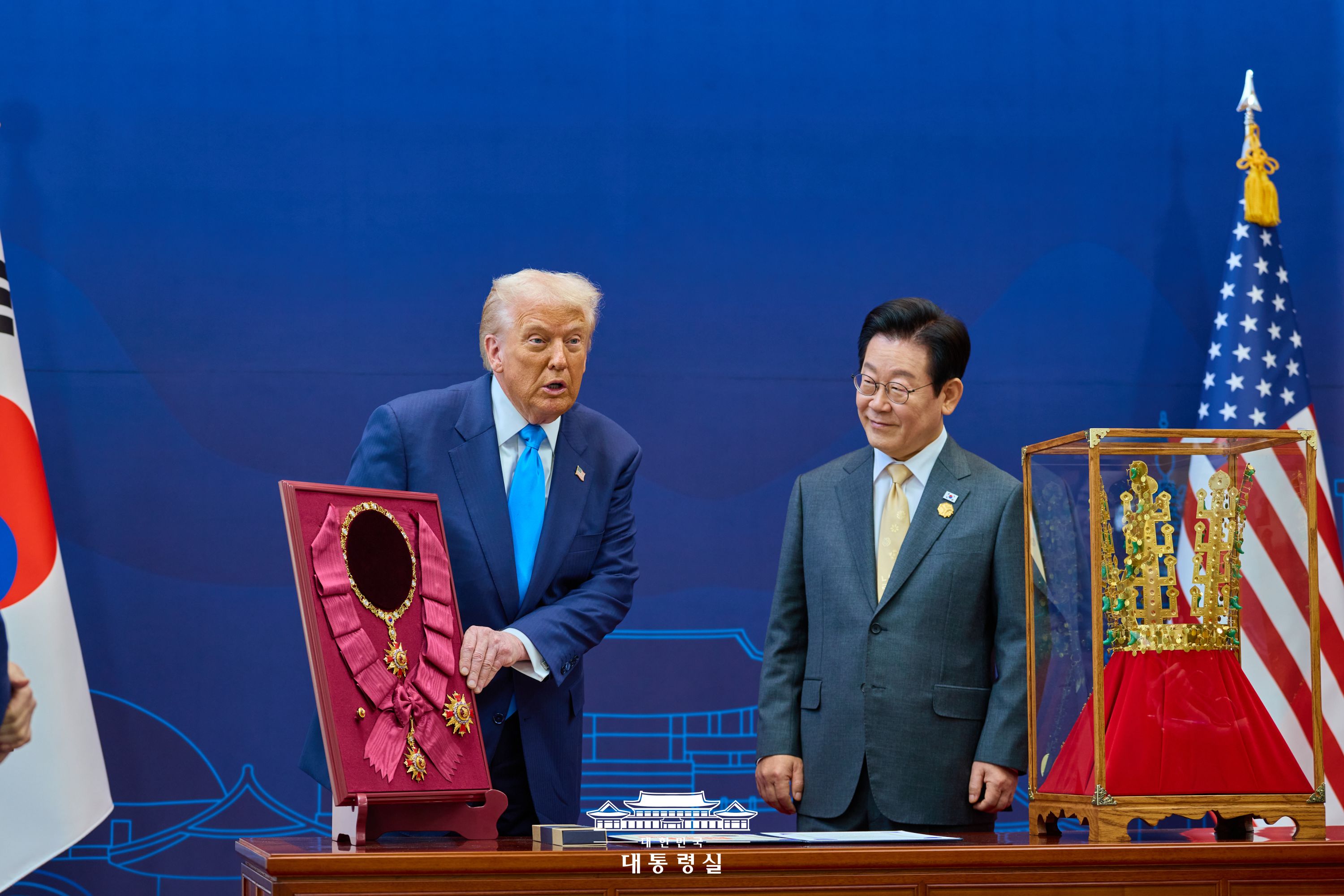 도널드 트럼프 미국 대통령 국빈방한 공식환영식 및 서훈 행사 슬라이드19