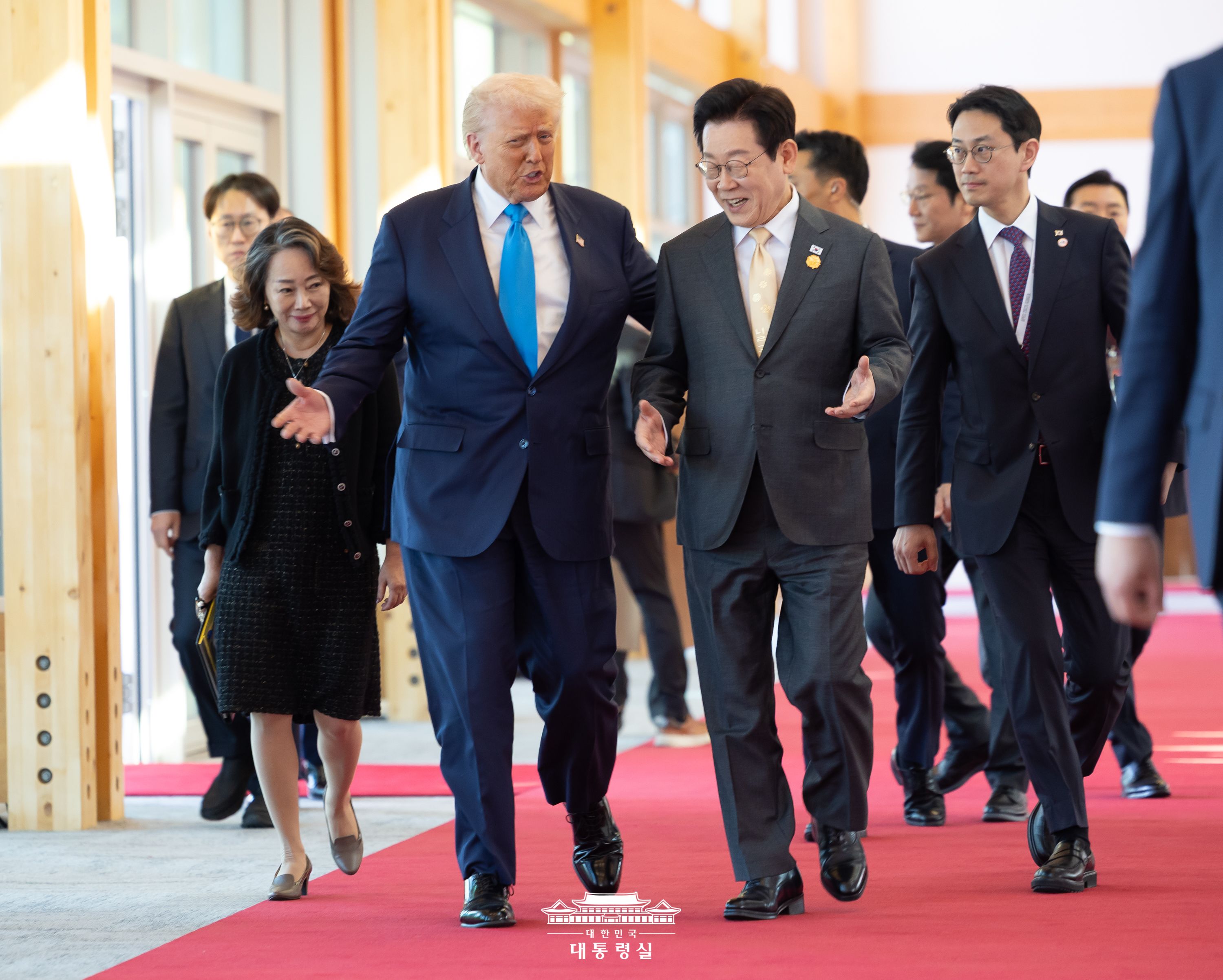 도널드 트럼프 미국 대통령 국빈방한 공식환영식 및 서훈 행사 슬라이드13