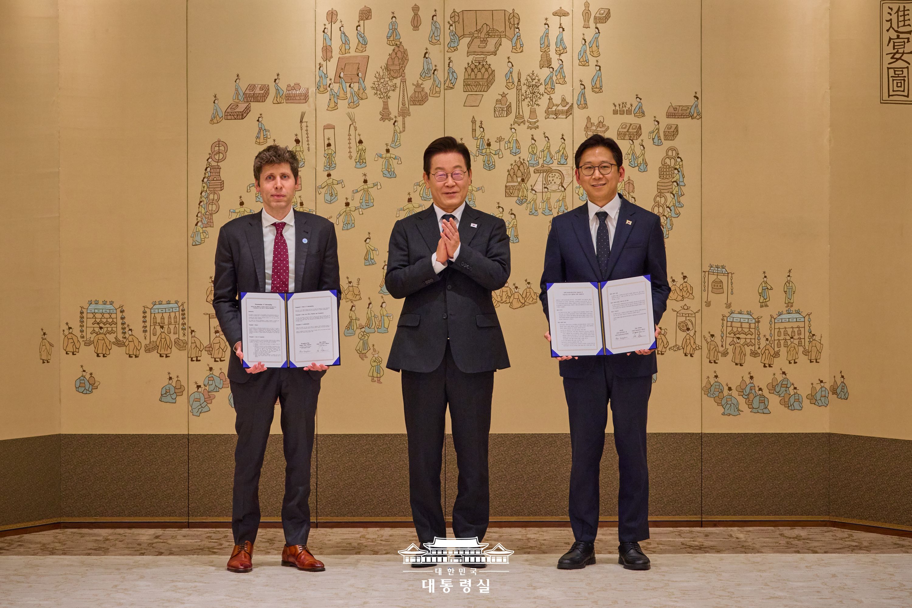 오픈AI 샘 알트만 대표 접견 슬라이드2