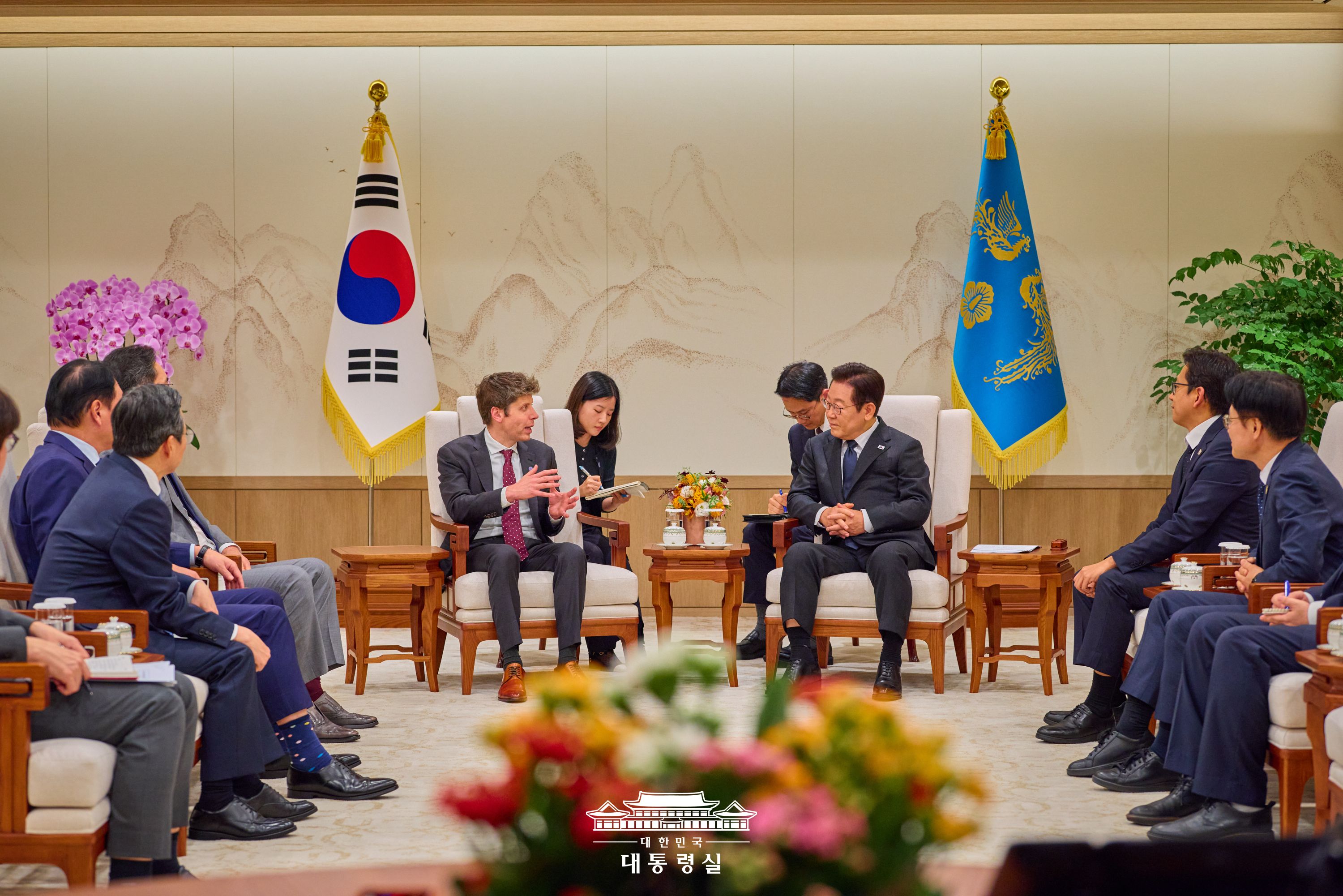 오픈AI 샘 알트만 대표 접견 슬라이드5