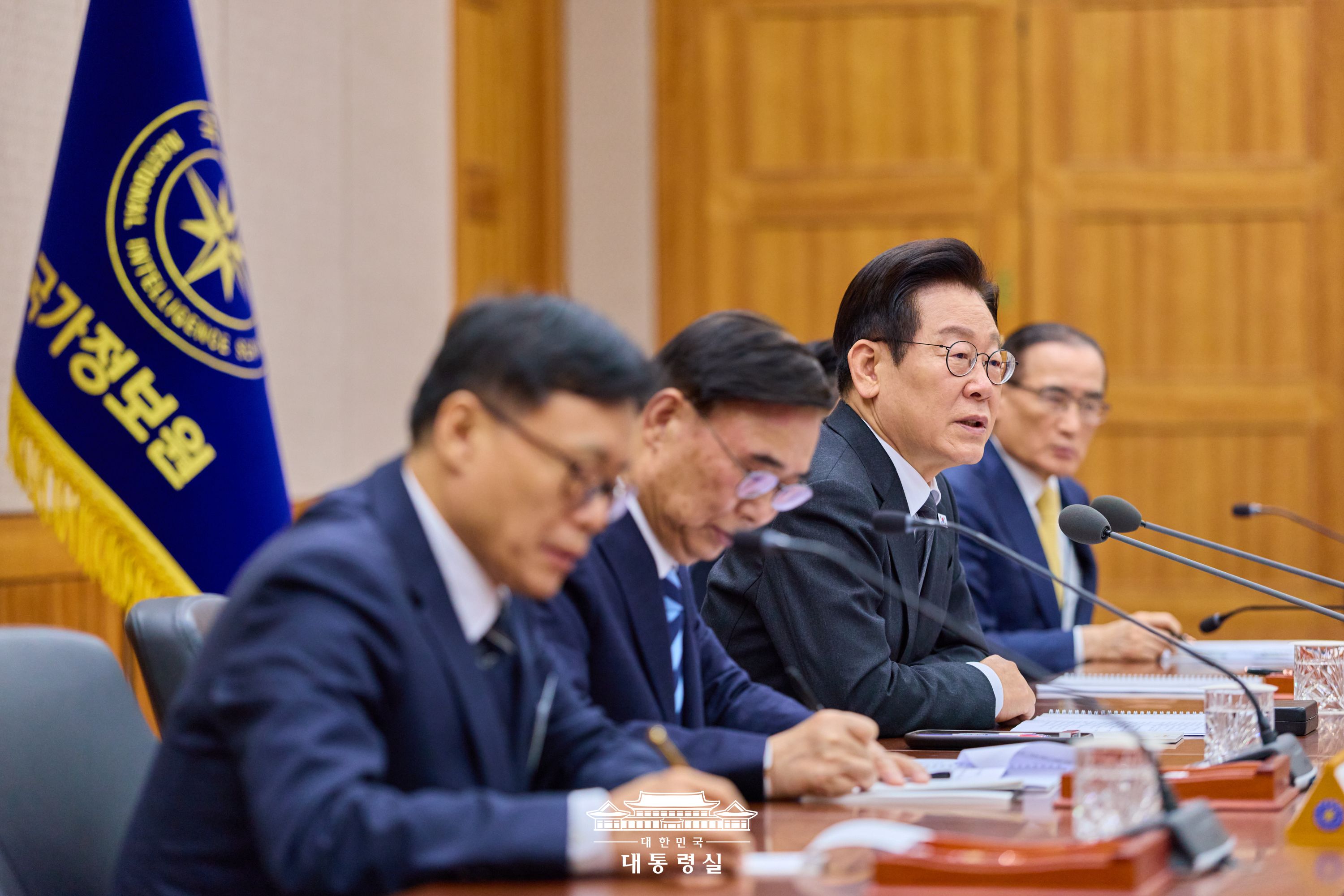 국가정보원 방문 및 격려 슬라이드7