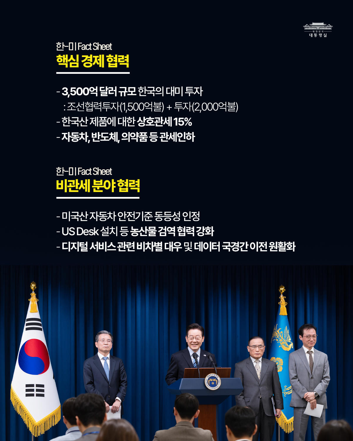 한-미 관세협상 최종 타결! 국민께 보고드립니다 슬라이드2