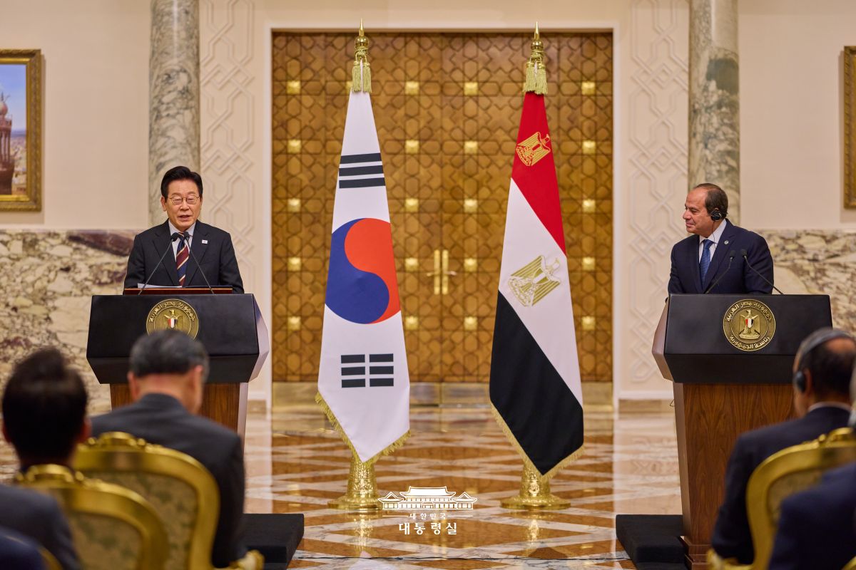 한–이집트 공동언론발표 이재명 대통령 발표문 썸네일