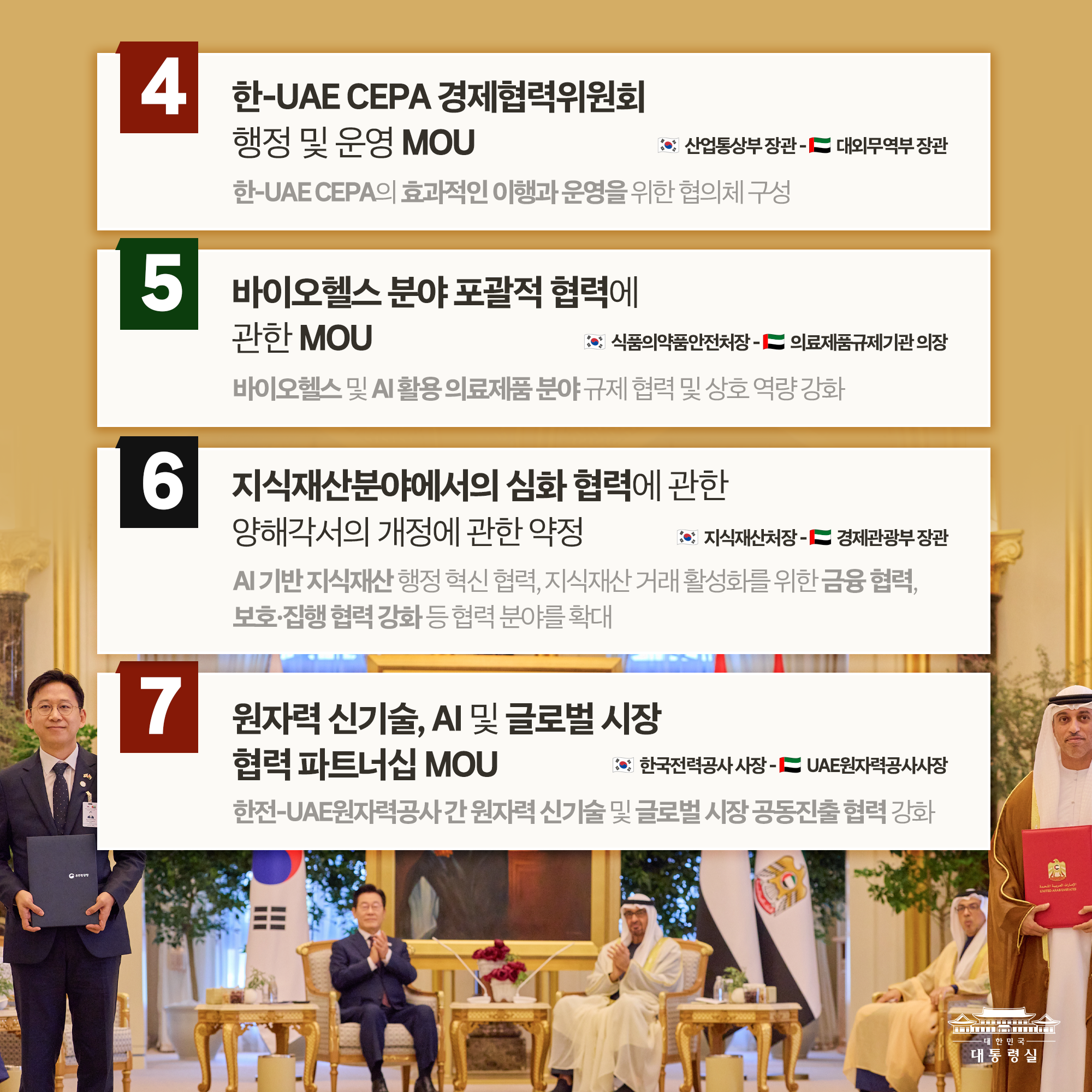한-UAE MOU 체결! 국민께 보고드립니다 슬라이드3