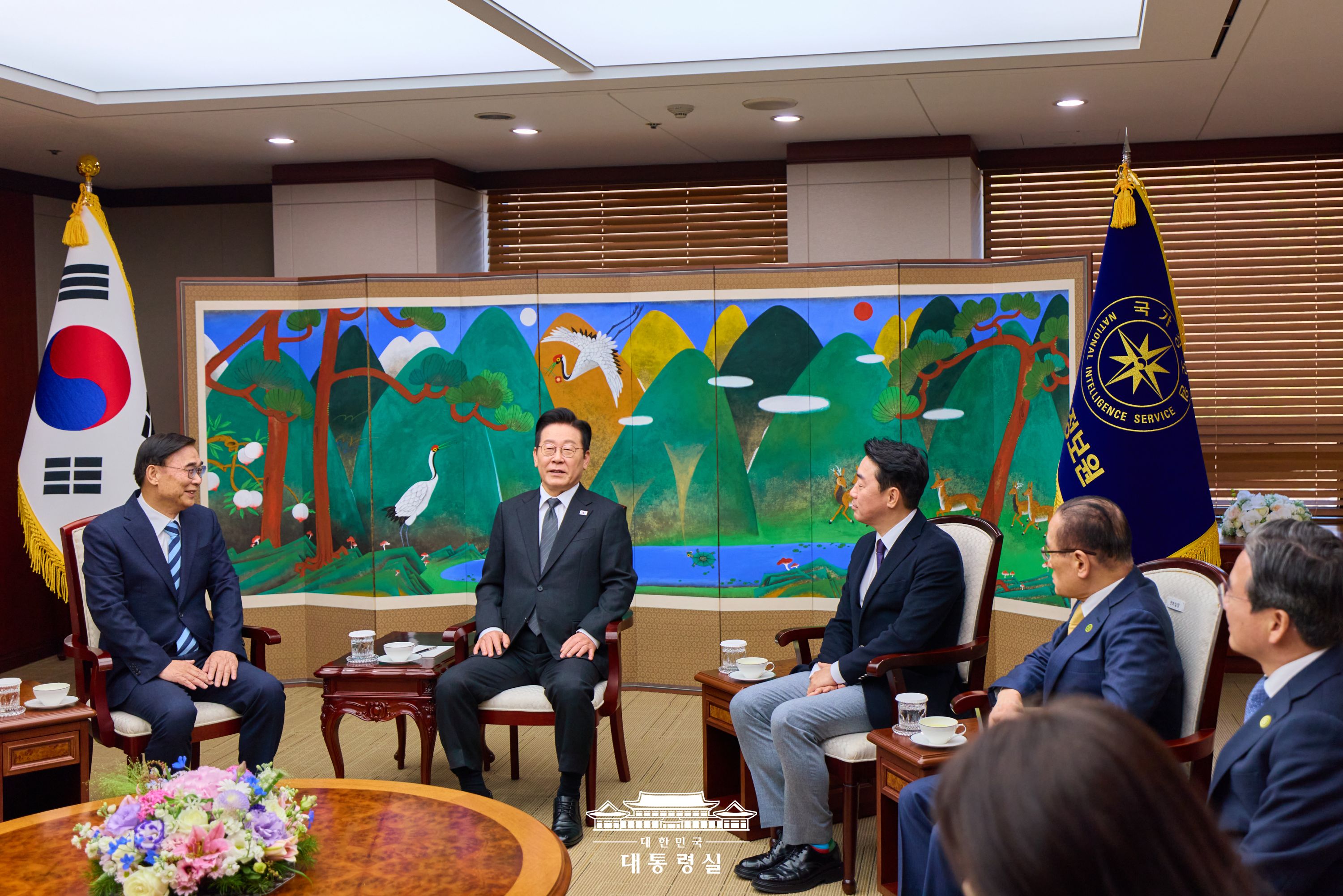 국가정보원 방문 및 격려 슬라이드11