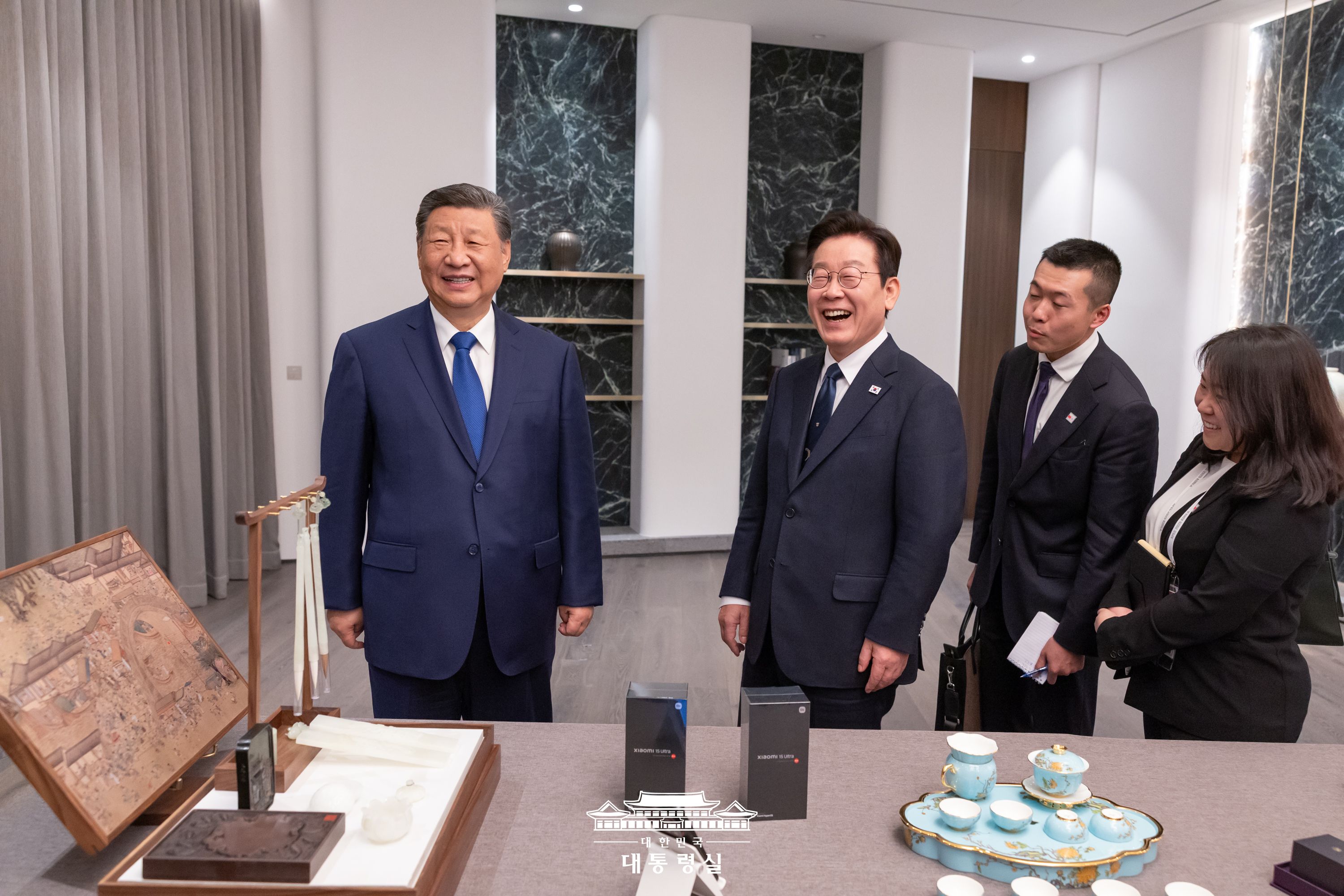 한중 정상 간 친교 일정 슬라이드5